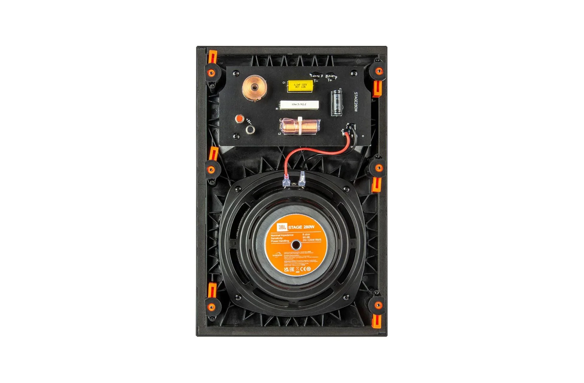 JBL Stage 280W 8 Inch Single In-Wall Speaker - Image 5