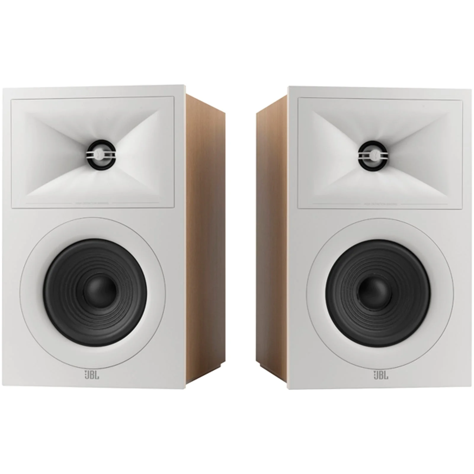 JBL STAGE 250B 2 Way 5.2 Inch Dolby Atmos Surround Sound Bookshelf Speakers Pair White - Image 2