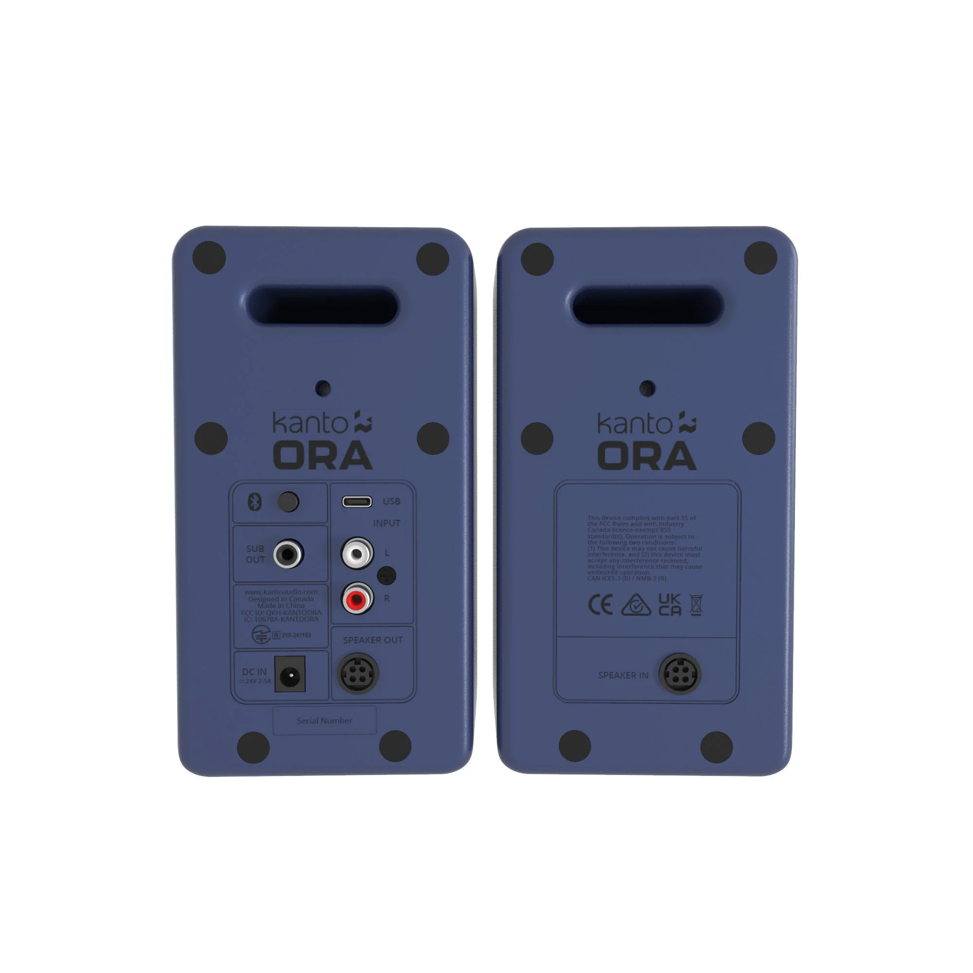 Kanto Ora Powered Reference Desktop Speakers with Bluetooth Indigo - Image 3