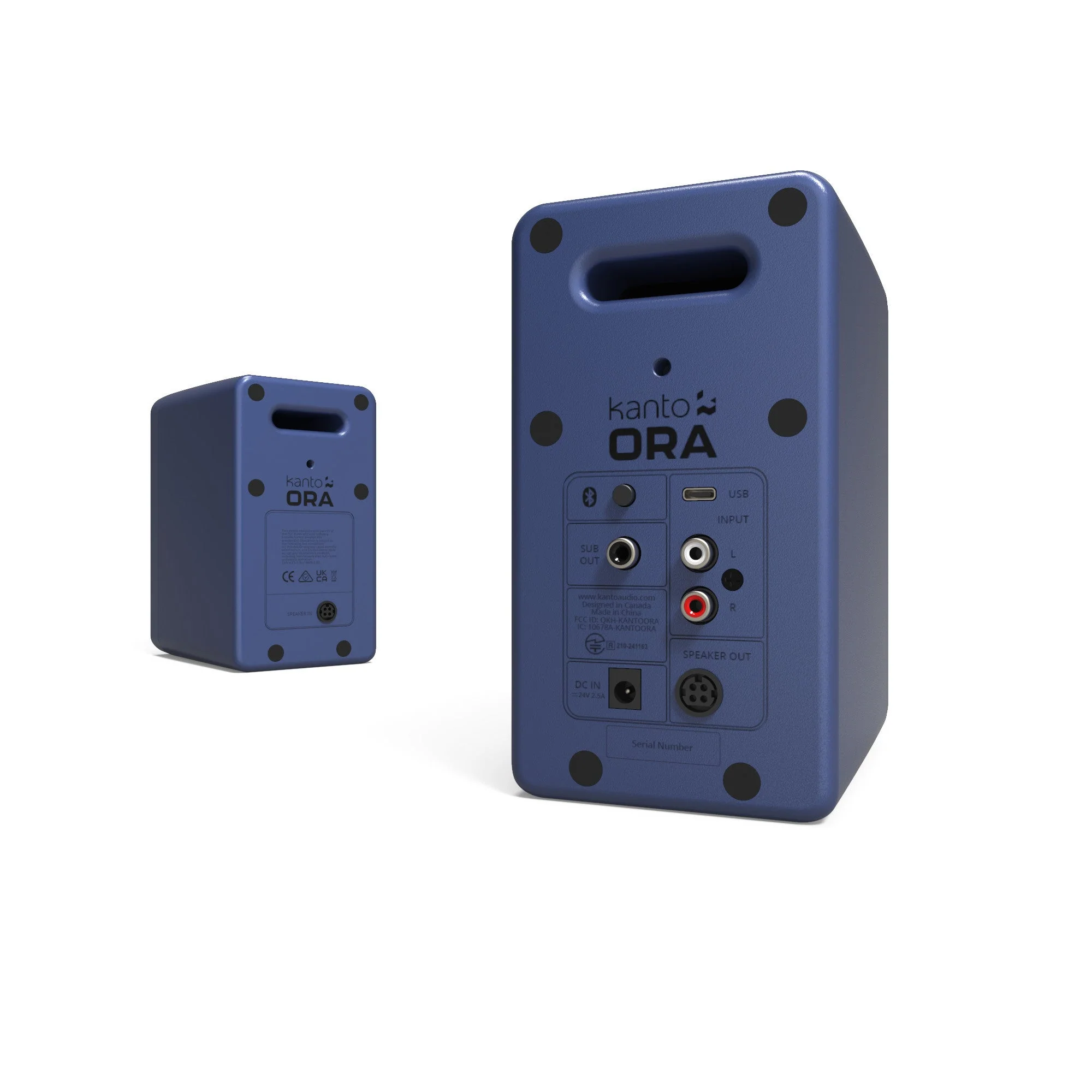 Kanto Ora Powered Reference Desktop Speakers with Bluetooth Indigo - Image 5