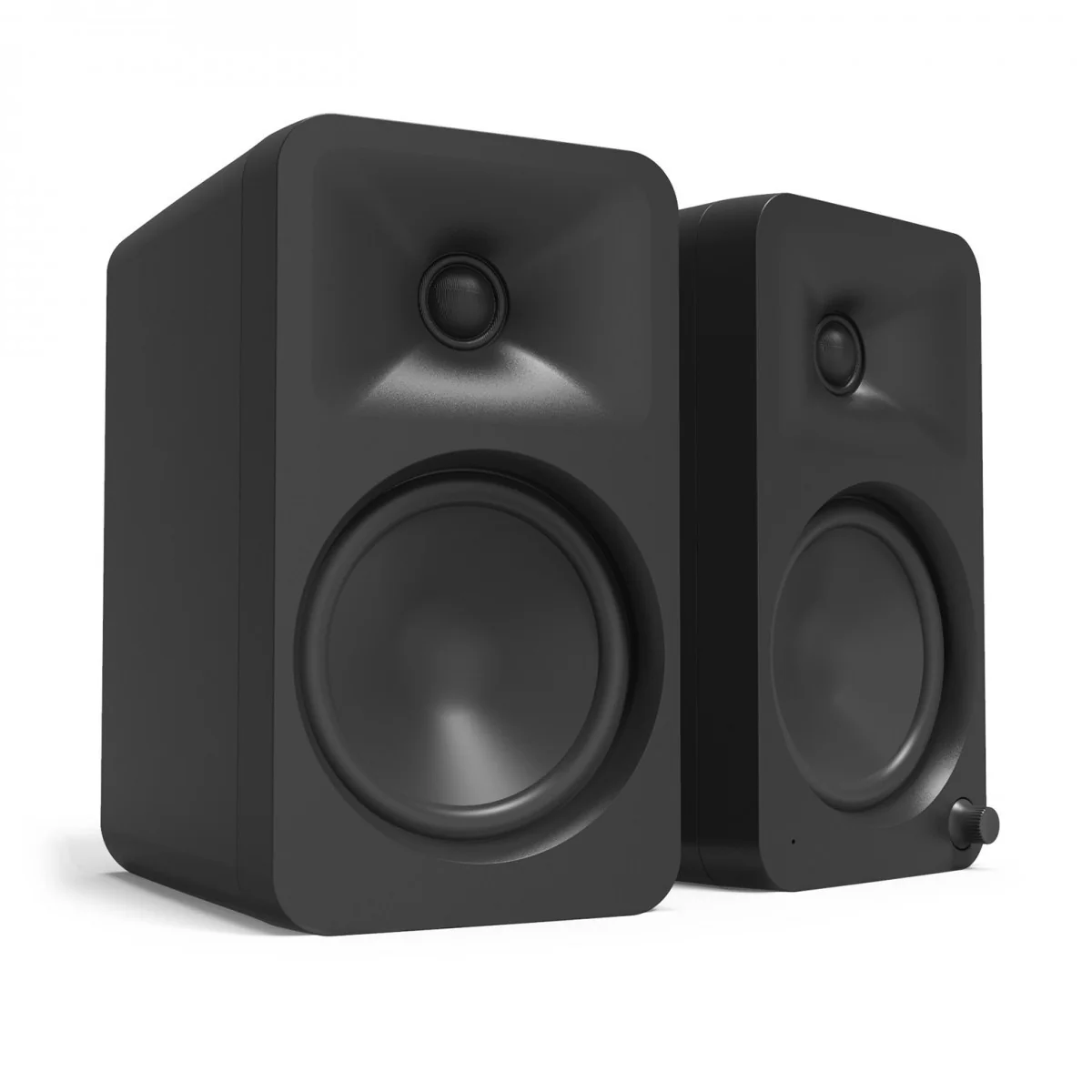 Kanto ORA4 140W Powered Reference Desktop Speakers with Bluetooth & SE4 Elevated Speaker Stands Black - Image 13