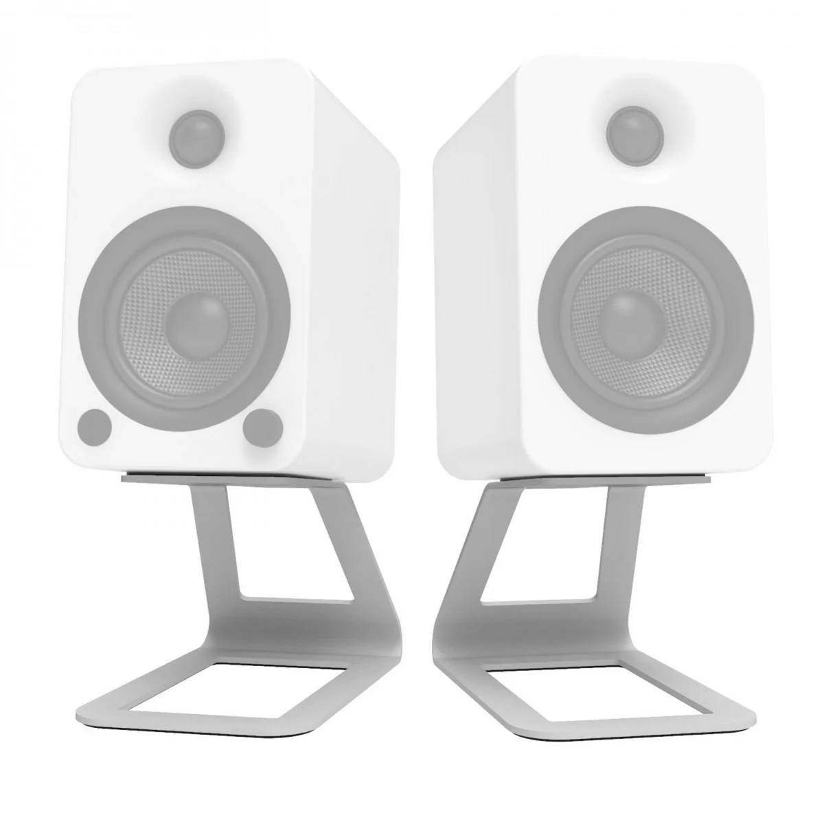 Kanto ORA4 140W Powered Reference Desktop Speakers with Bluetooth & SE4 Elevated Speaker Stands White - Image 11