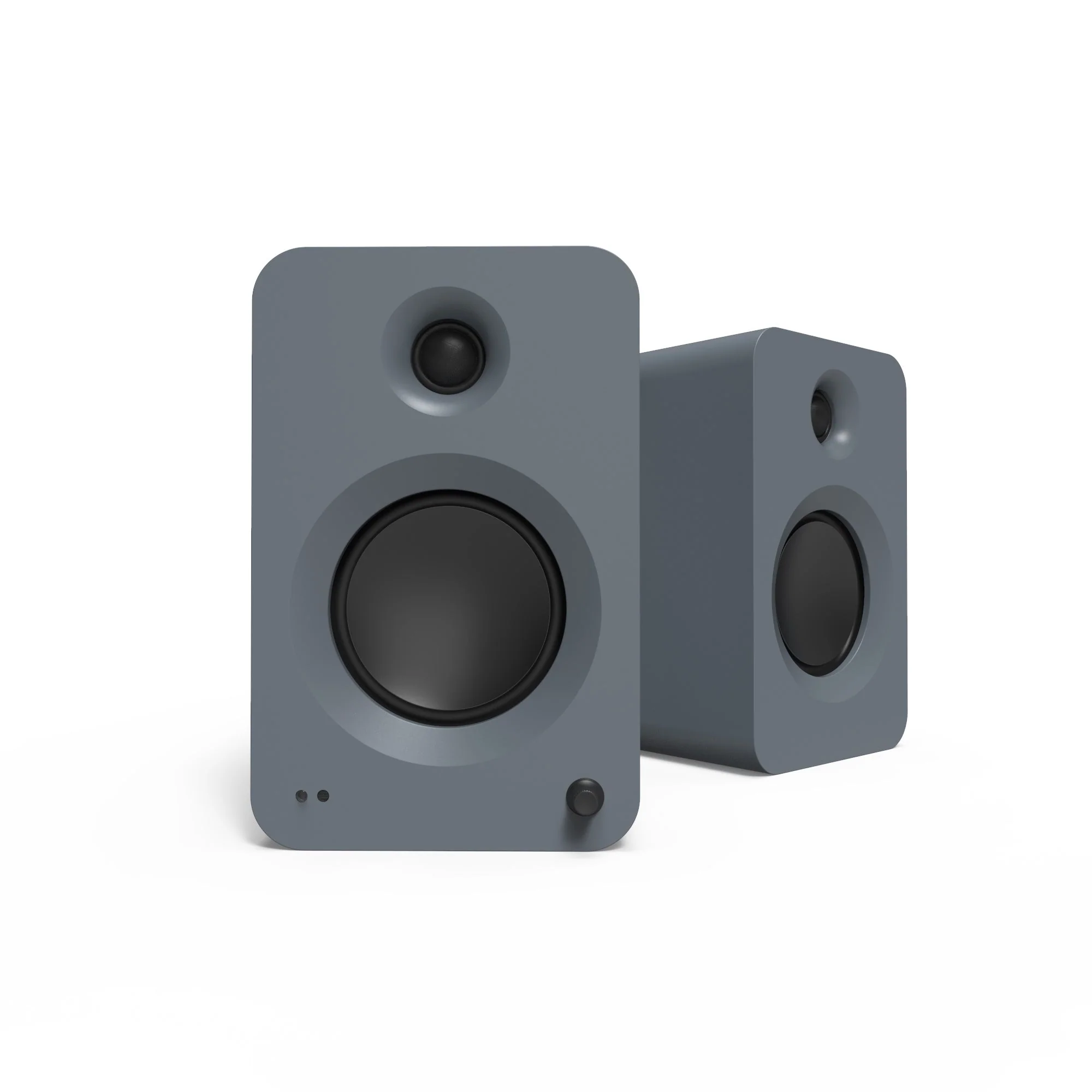 Kanto REN 200W Powered Bookshelf Speakers Pair with HDMI ARC USB-C and Bluetooth 5.3 - Matte Grey
