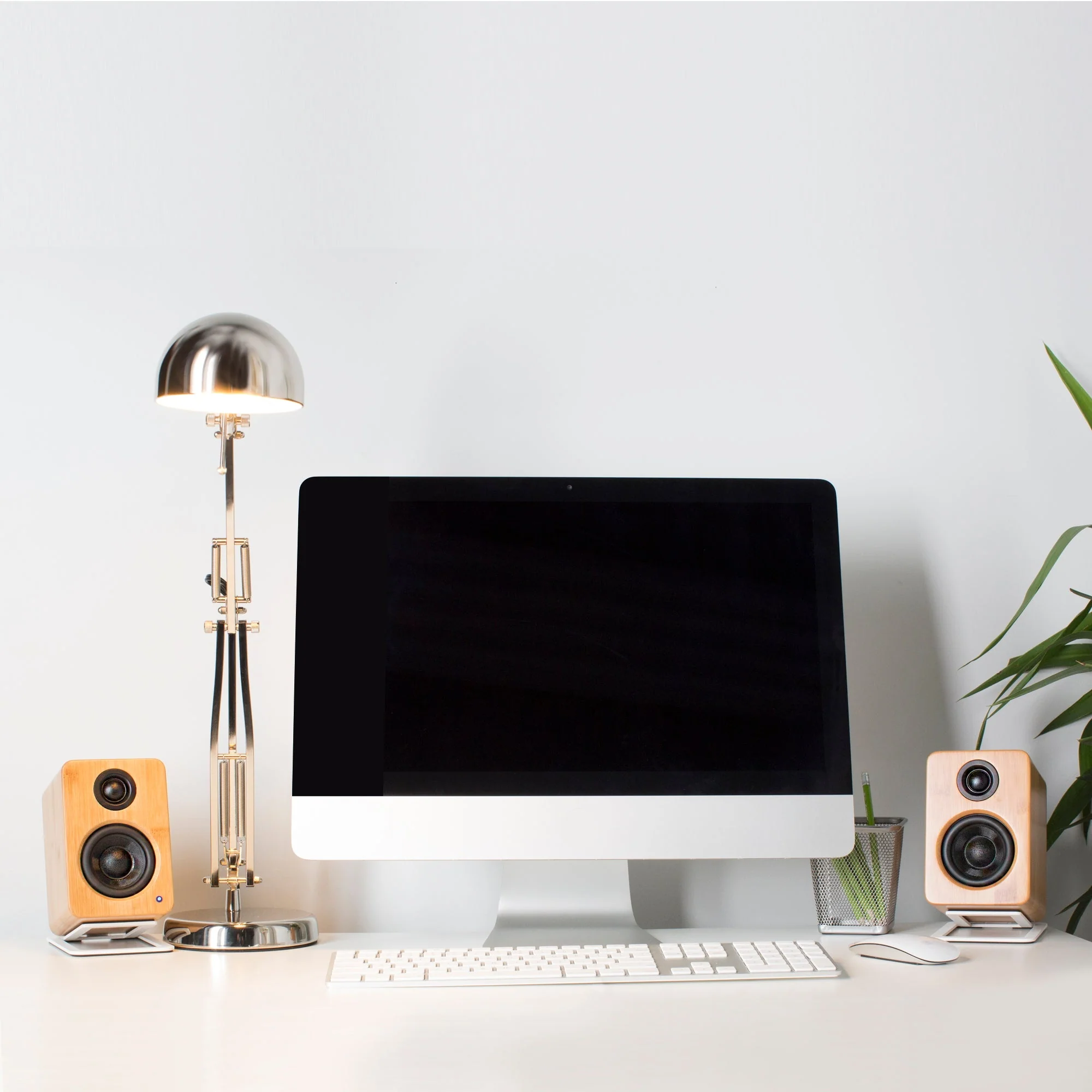 Kanto S2 Small Desktop Speaker Stands White - Image 9