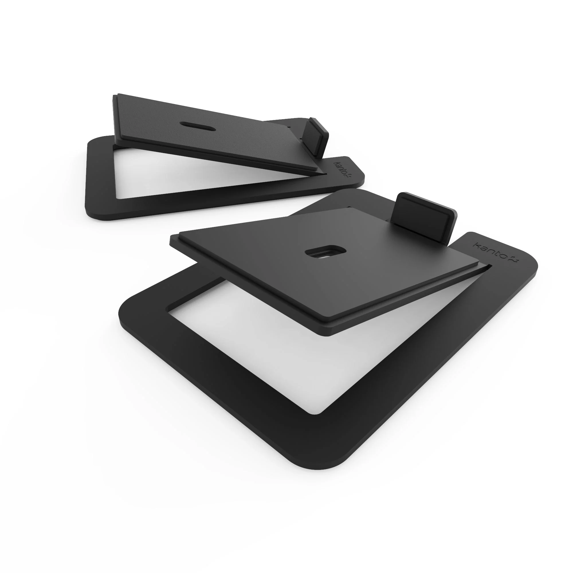 Kanto S6 Large Desktop Speaker Stands Black - Image 2