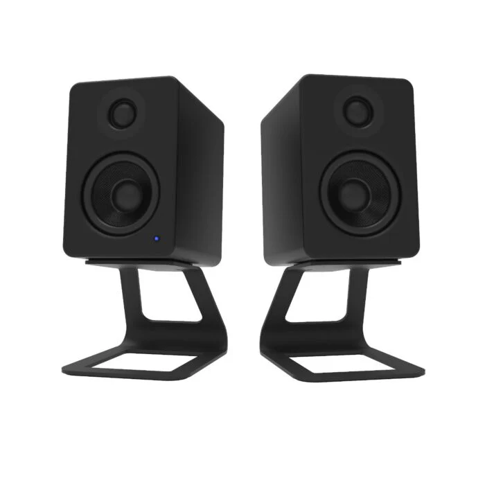 Kanto SE2 Small Elevated Desktop Speaker Stands Black - Image 6
