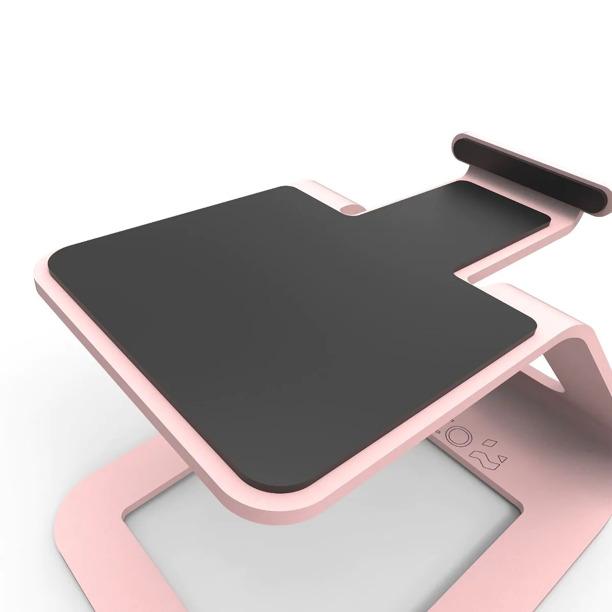 Kanto SE2 Small Elevated Desktop Speaker Stands Pink - Image 8