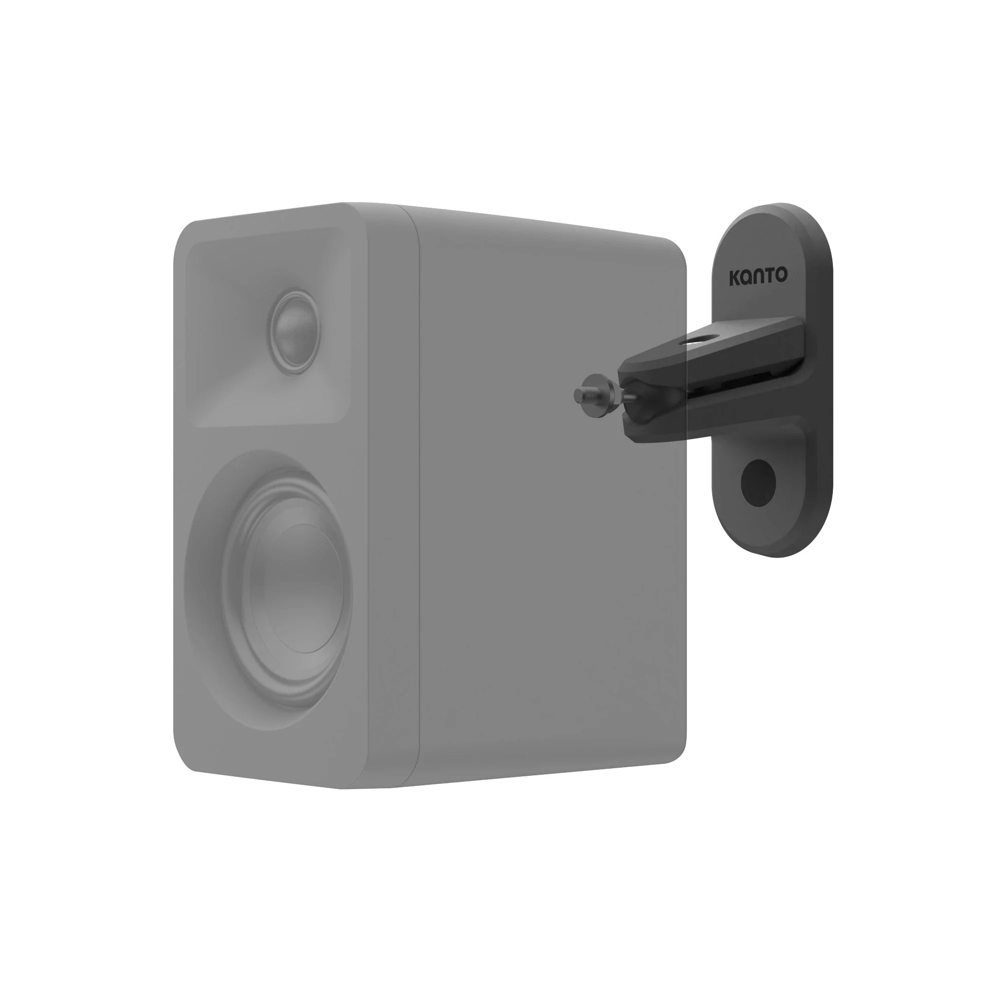Kanto SPW3 Rear Mount Universal Speaker Wall Mount Black - Image 2