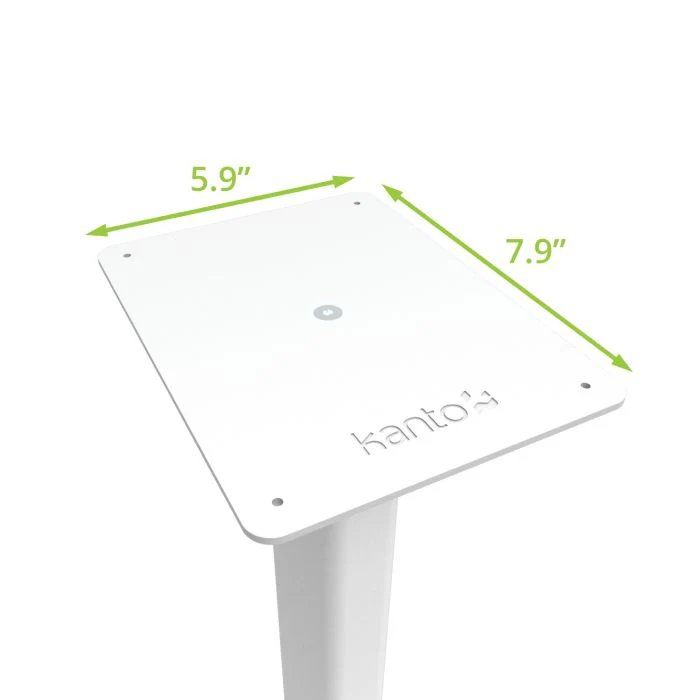 Kanto ST28 Speaker Stands Pair 28 Inch with MDF Base White - Image 2