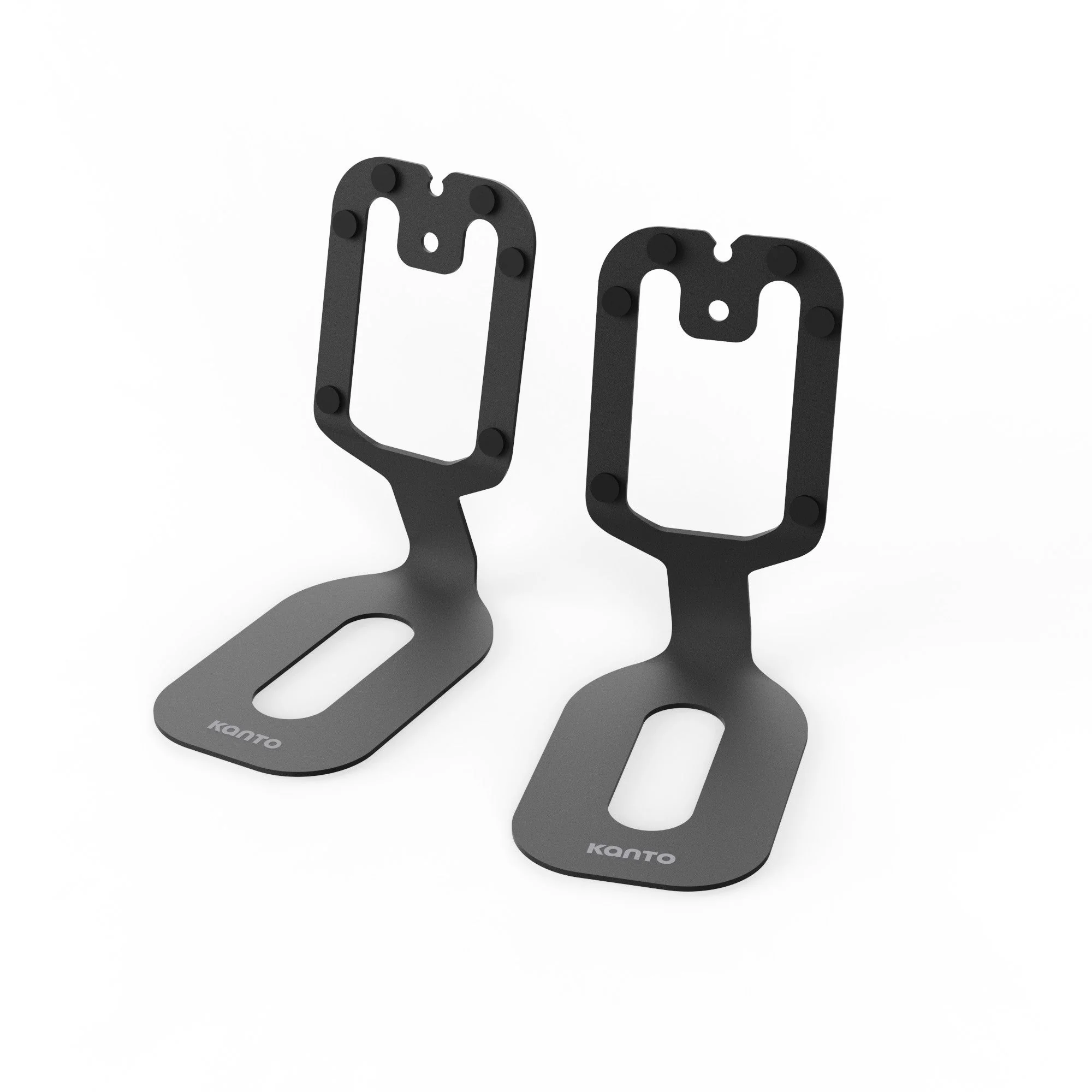 Kanto SU2 Rear-Mounted Desktop Stands for UKI and ORA Speakers Black