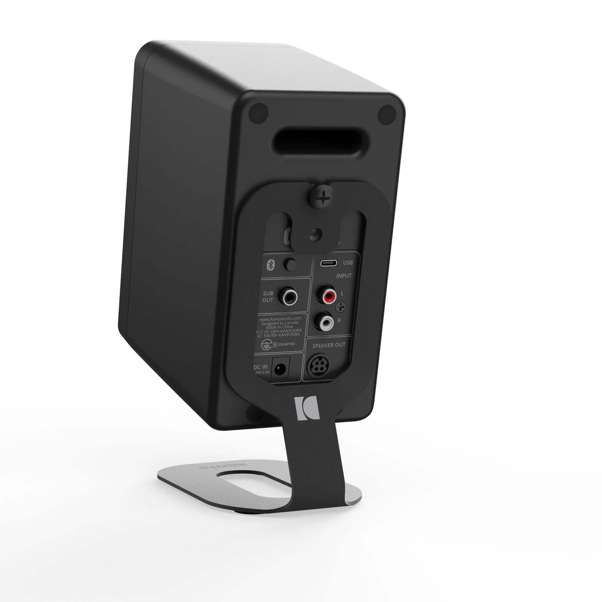 Kanto SU2 Rear-Mounted Desktop Stands for UKI and ORA Speakers Black - Image 8