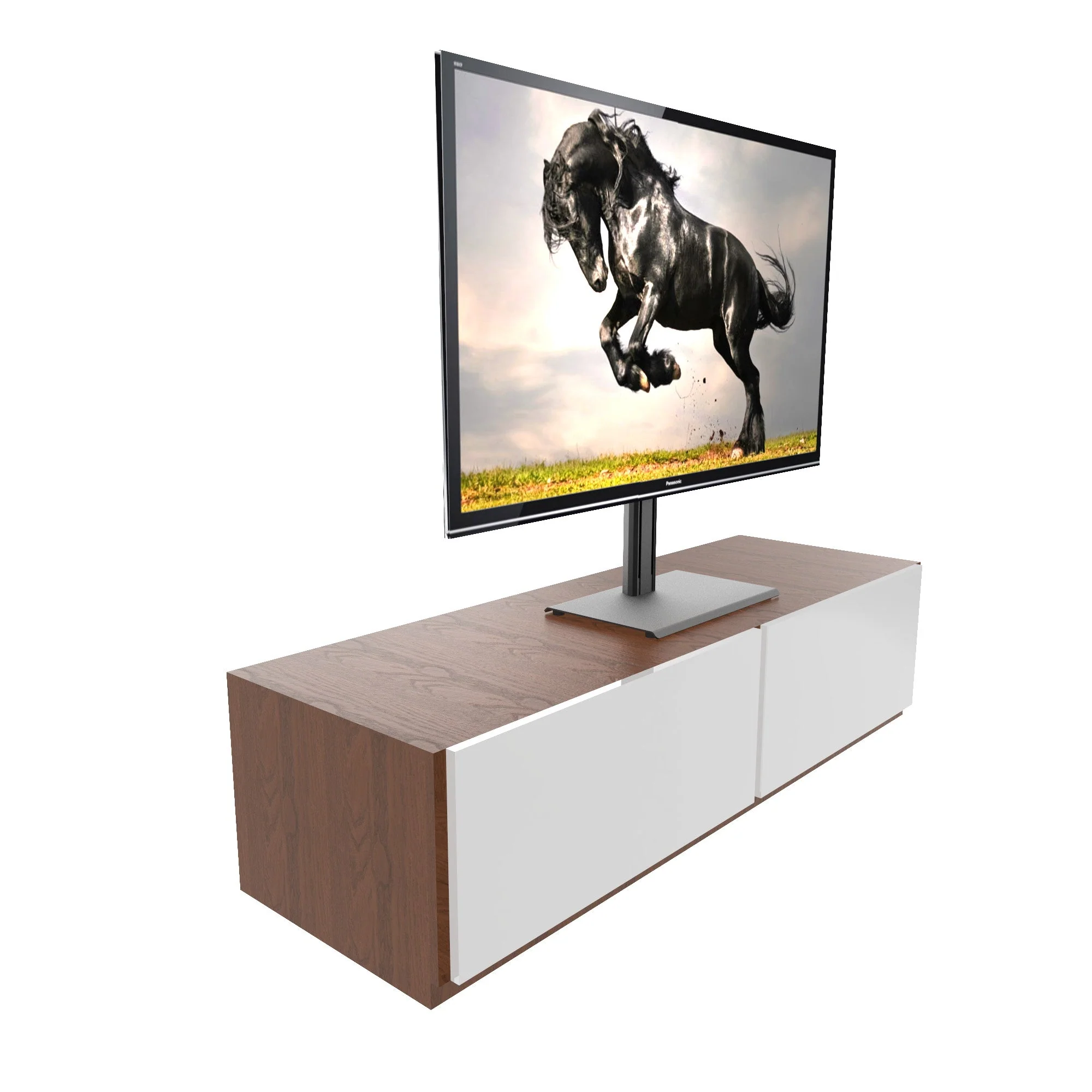 Kanto TTS100 Universal Tabletop TV Stand for 37 to 65 inch TVs Black - Image 10
