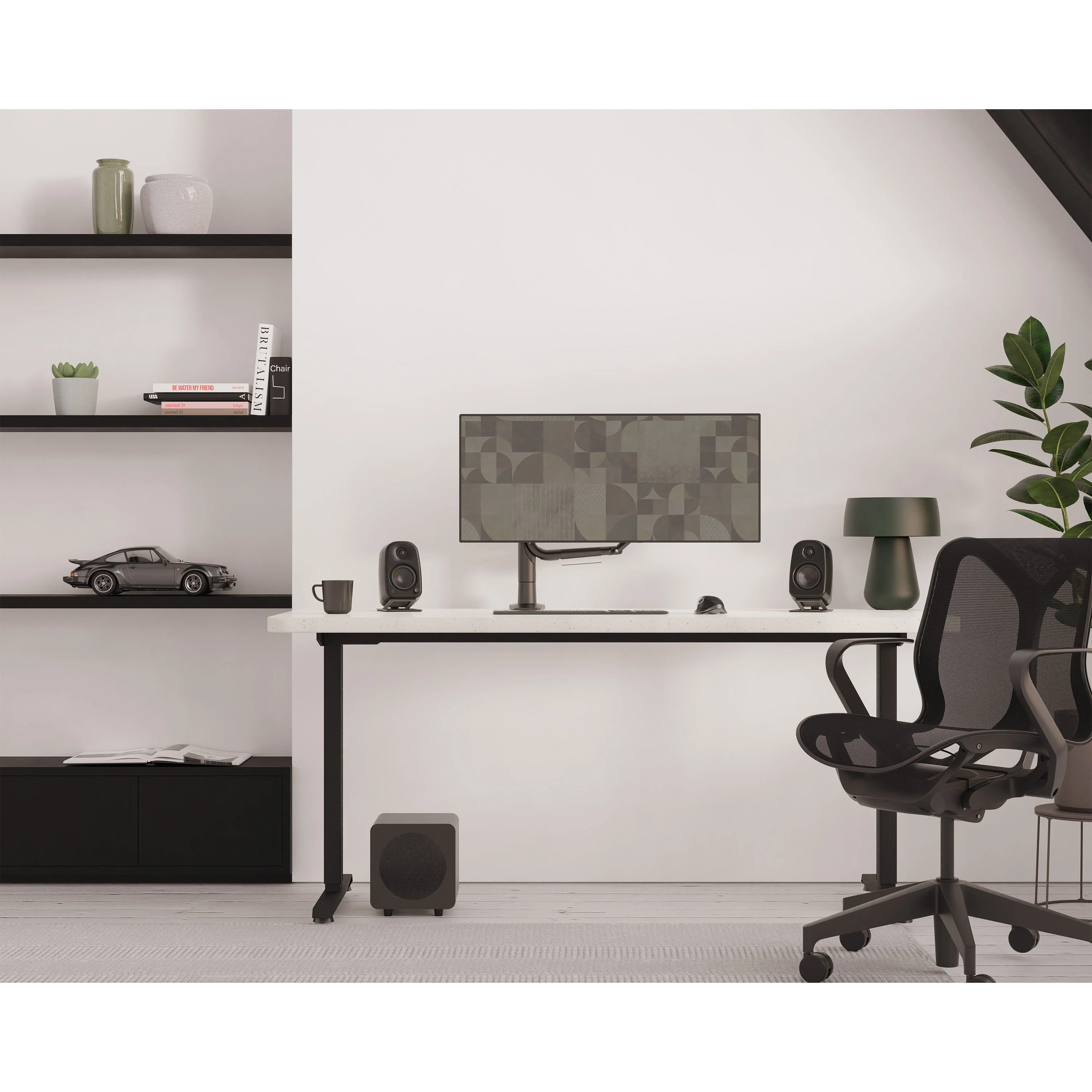 Kanto UKI 100W Bluetooth Desktop Speakers Pair Black - Image 5