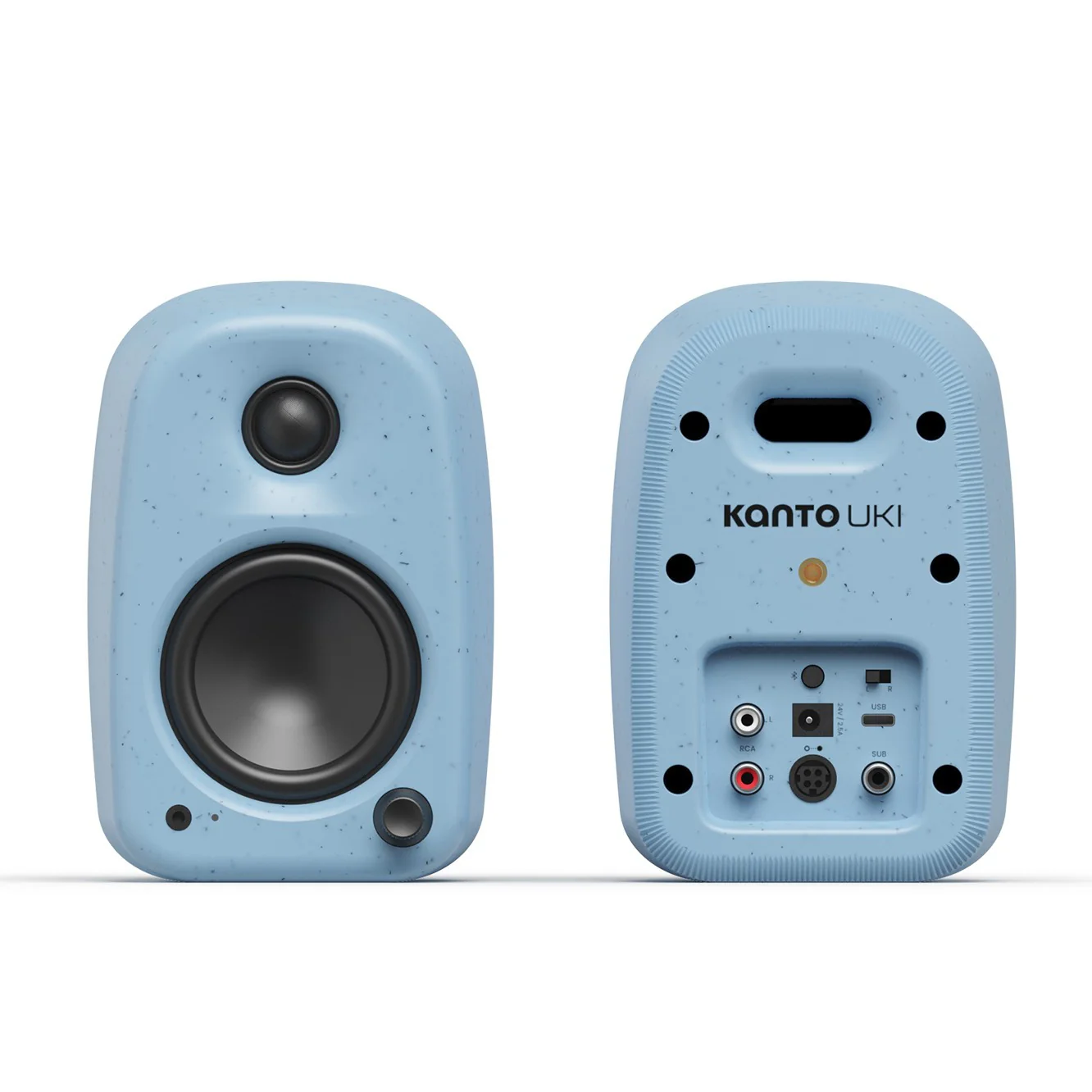 Kanto UKI 100W Bluetooth Desktop Speakers Pair Cornflower Blue - Image 4