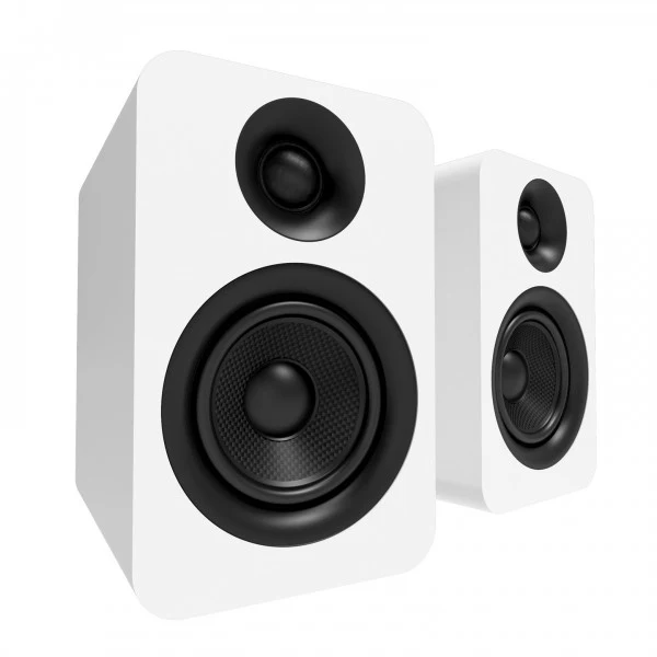 Kanto YUP4 Passive 4 inch Bookshelf Speakers Matte White - Image 3