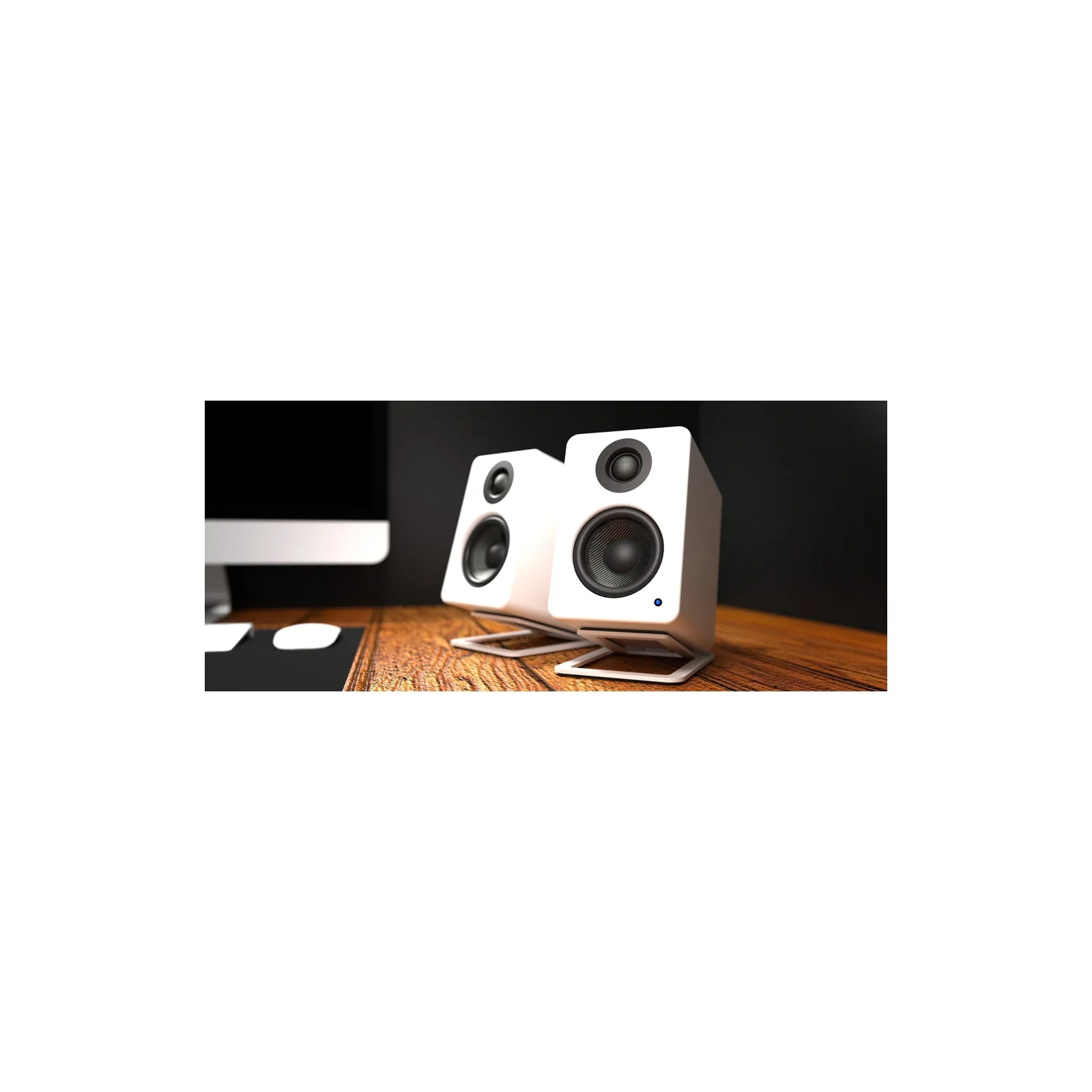 Kanto YU2 Powered Desktop Speakers Matte White - Image 12