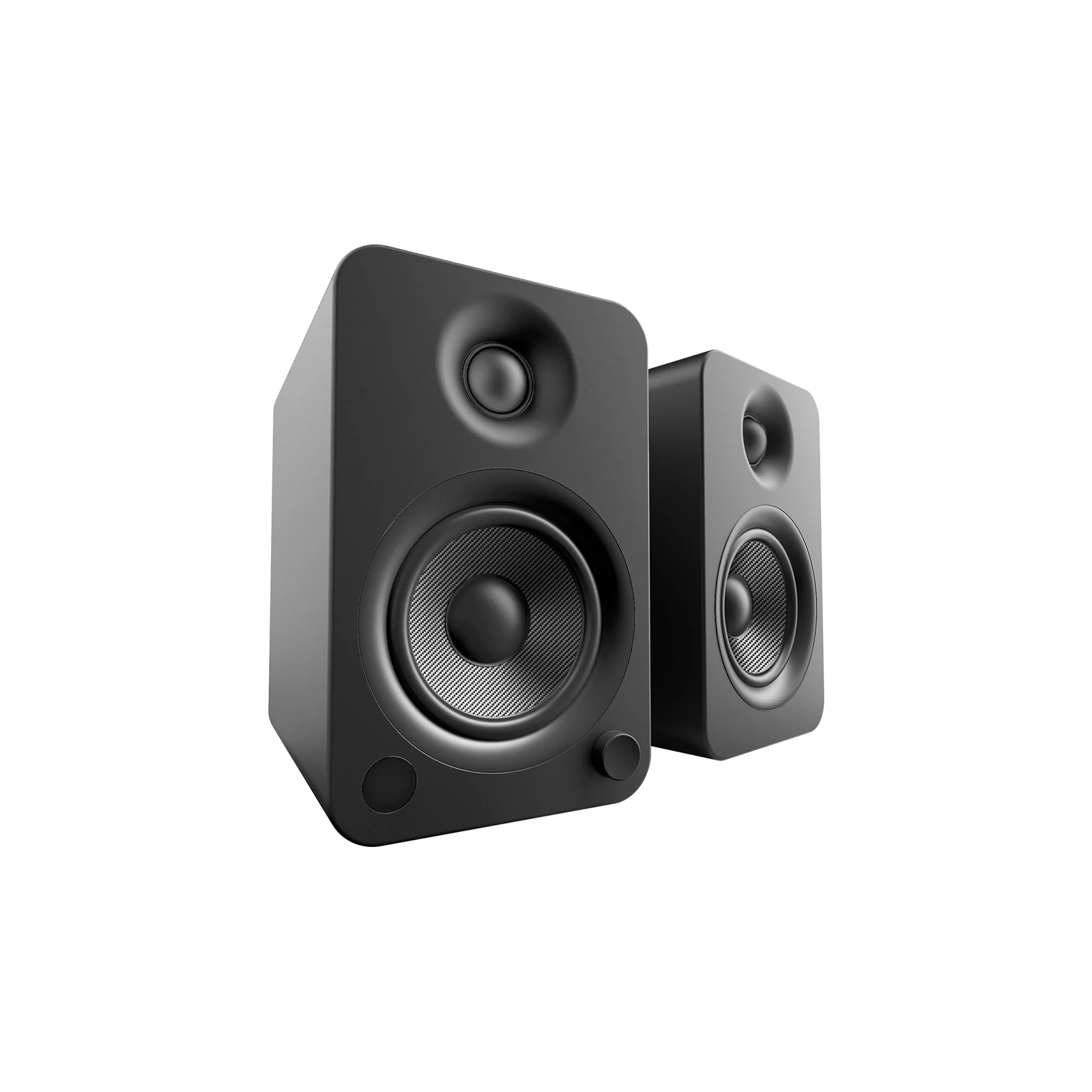 Kanto YU4 Powered Bookshelf Speakers With Bluetooth Matte Black - Image 6