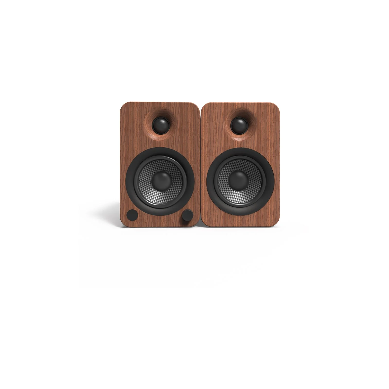 Kanto YU4 Powered Bookshelf Speakers With Bluetooth Walnut - Image 2