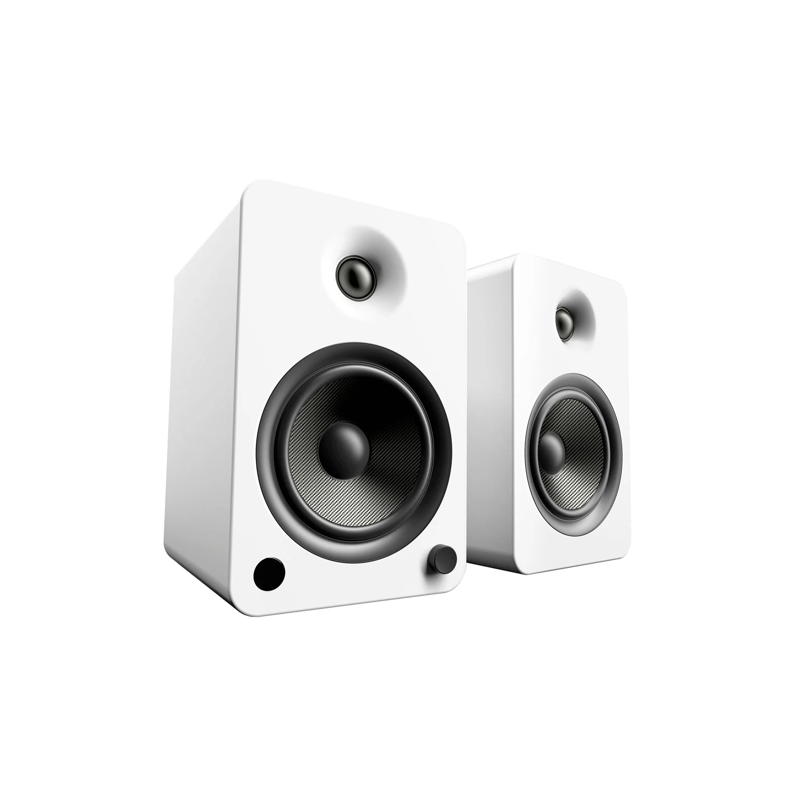 Kanto YU6 Powered Bookshelf Speakers With Bluetooth Matte White - Image 3