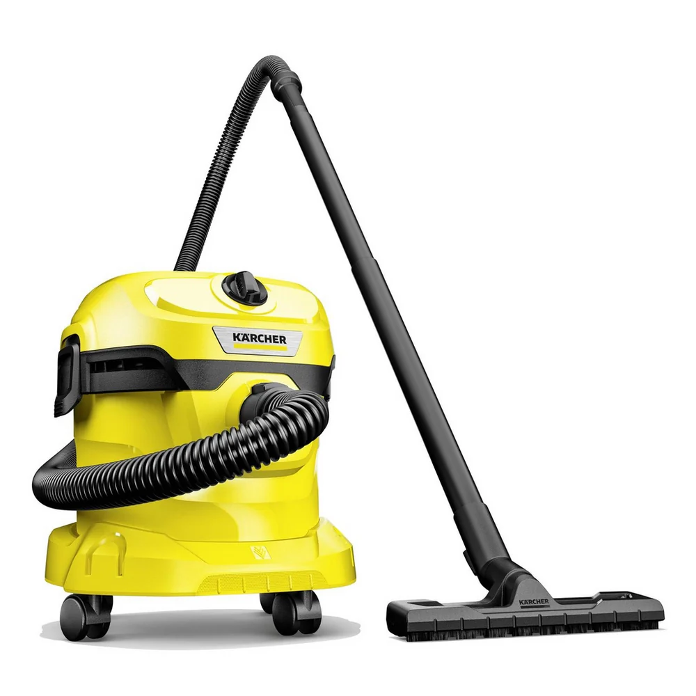 Karcher WD 2 Plus Wet and Dry Vacuum Cleaner - Yellow - Image 2
