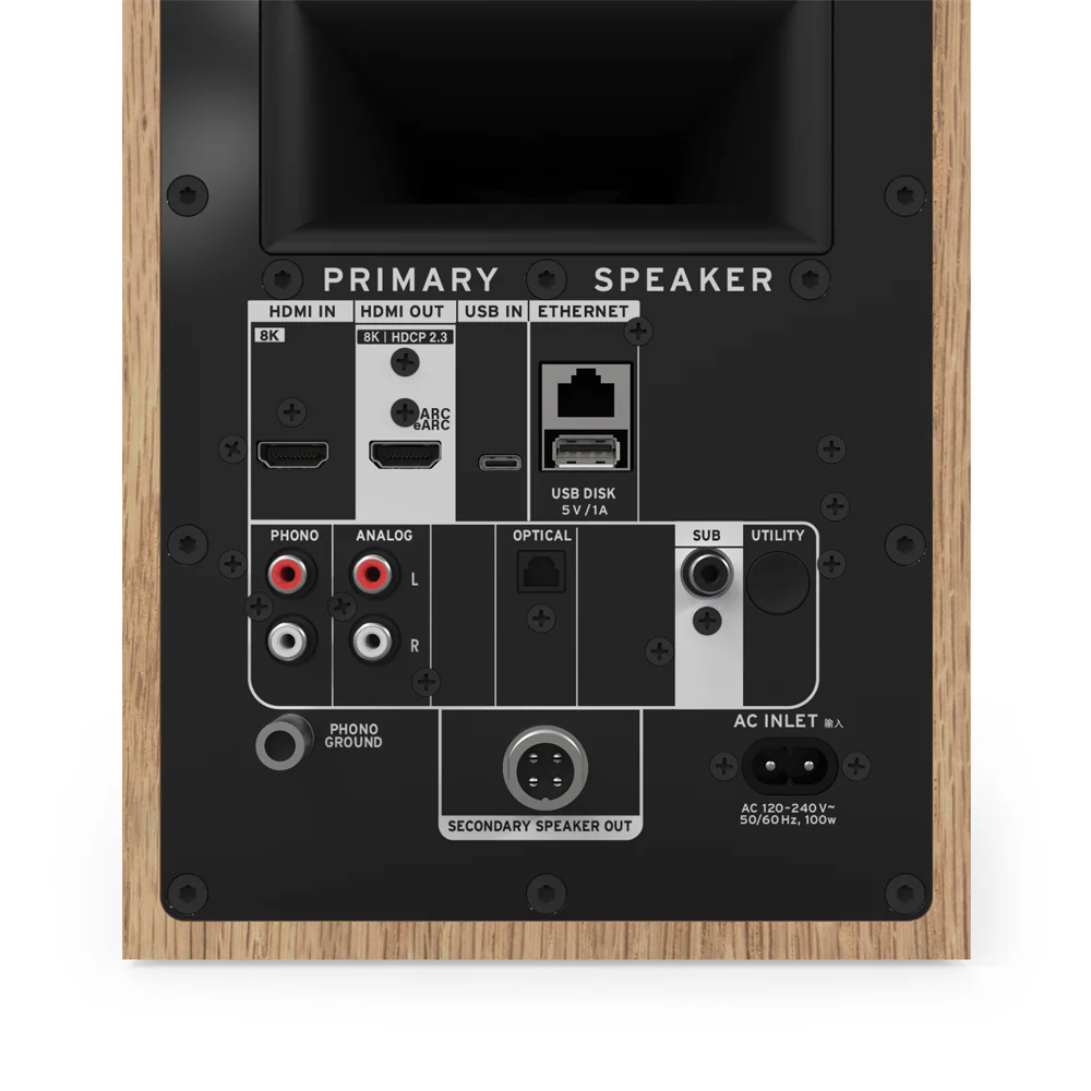 Klipsch The Fives II Active Bookshelf Speakers Pair - Red Oak - Image 5