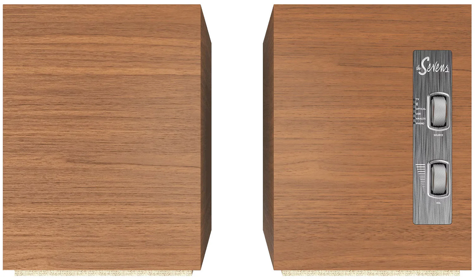 Klipsch The Sevens Active Speakers Walnut - Image 4