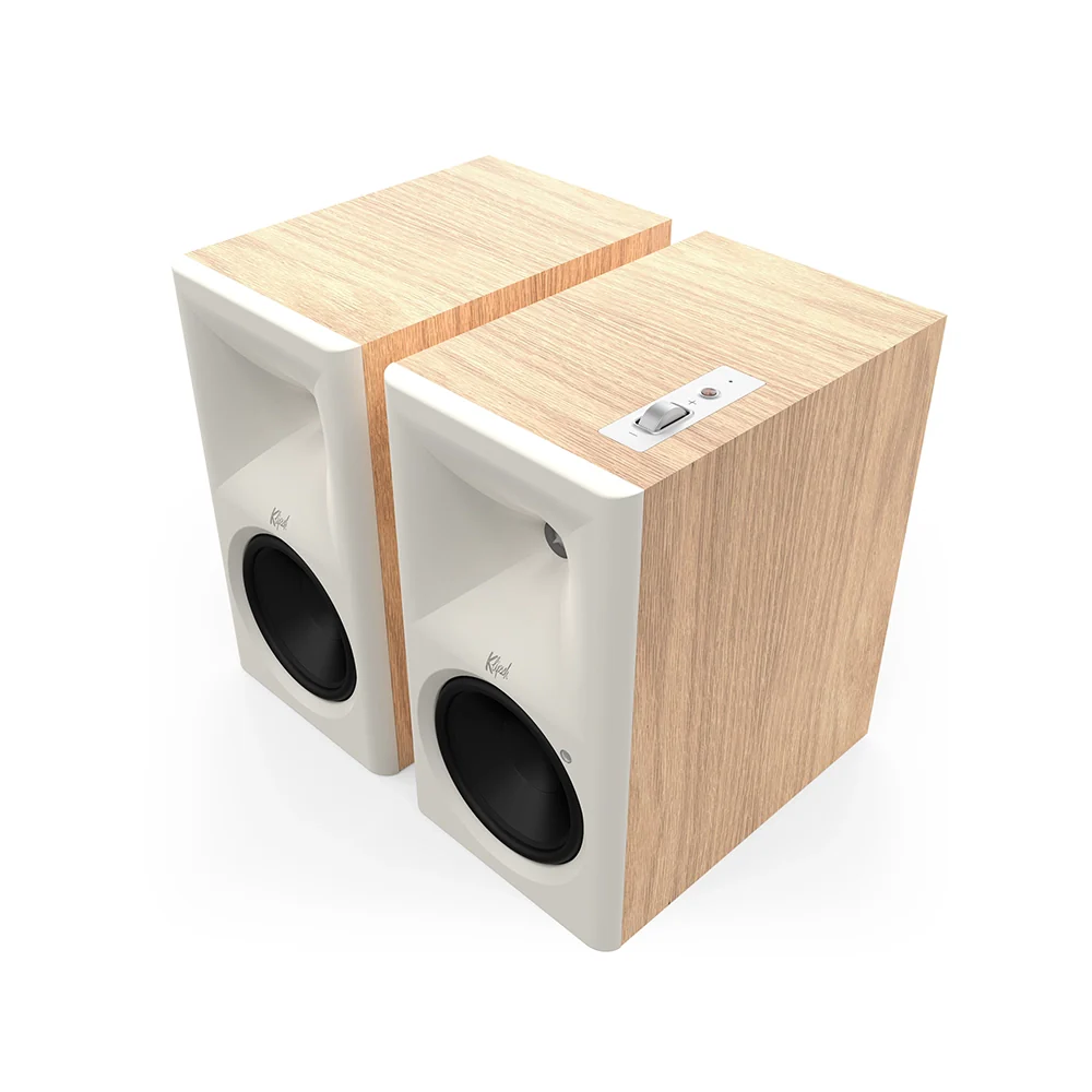 Klipsch The Sevens II Active Bookshelf Speakers Red Oak - Image 4