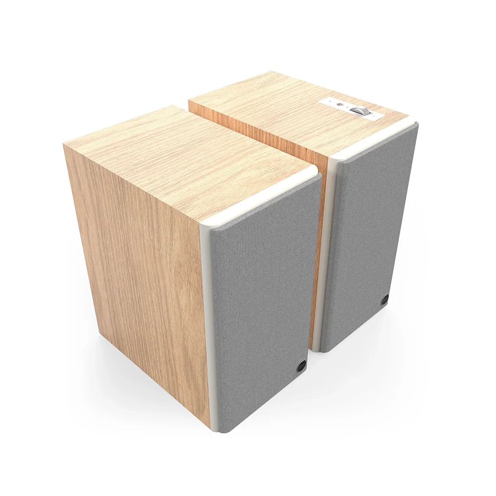 Klipsch The Sevens II Active Bookshelf Speakers Red Oak - Image 7