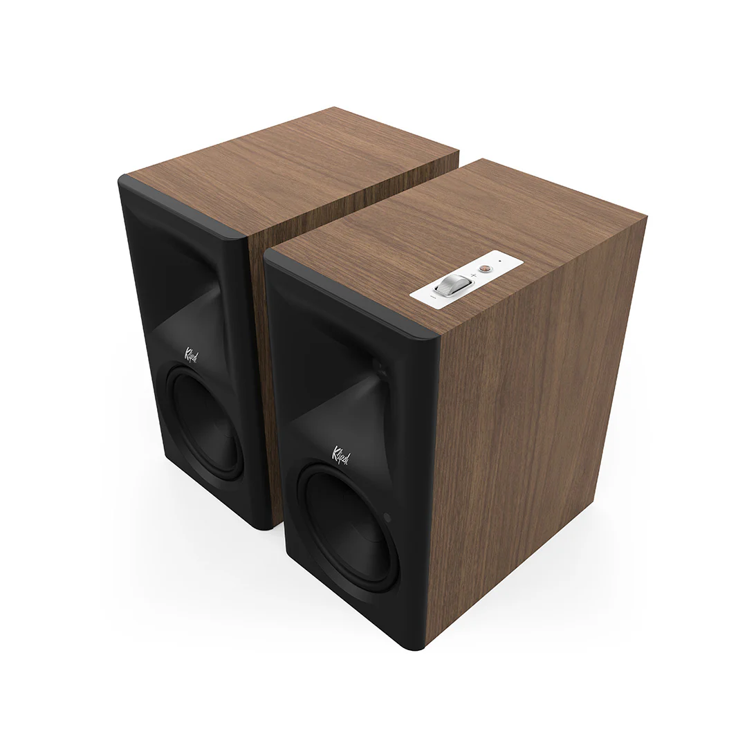 Klipsch The Sevens II Active Bookshelf Speakers Walnut - Image 3