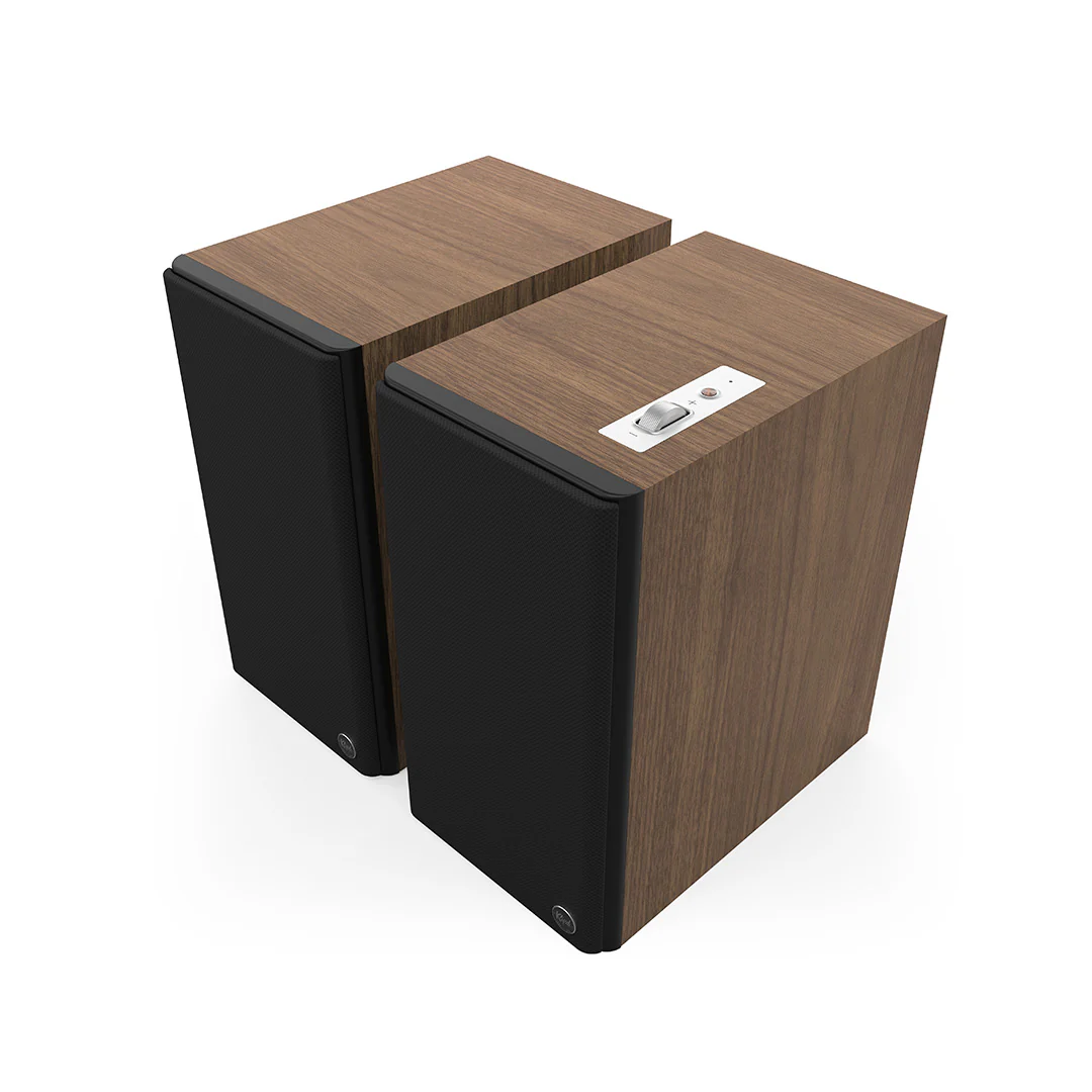 Klipsch The Sevens II Active Bookshelf Speakers Walnut - Image 6