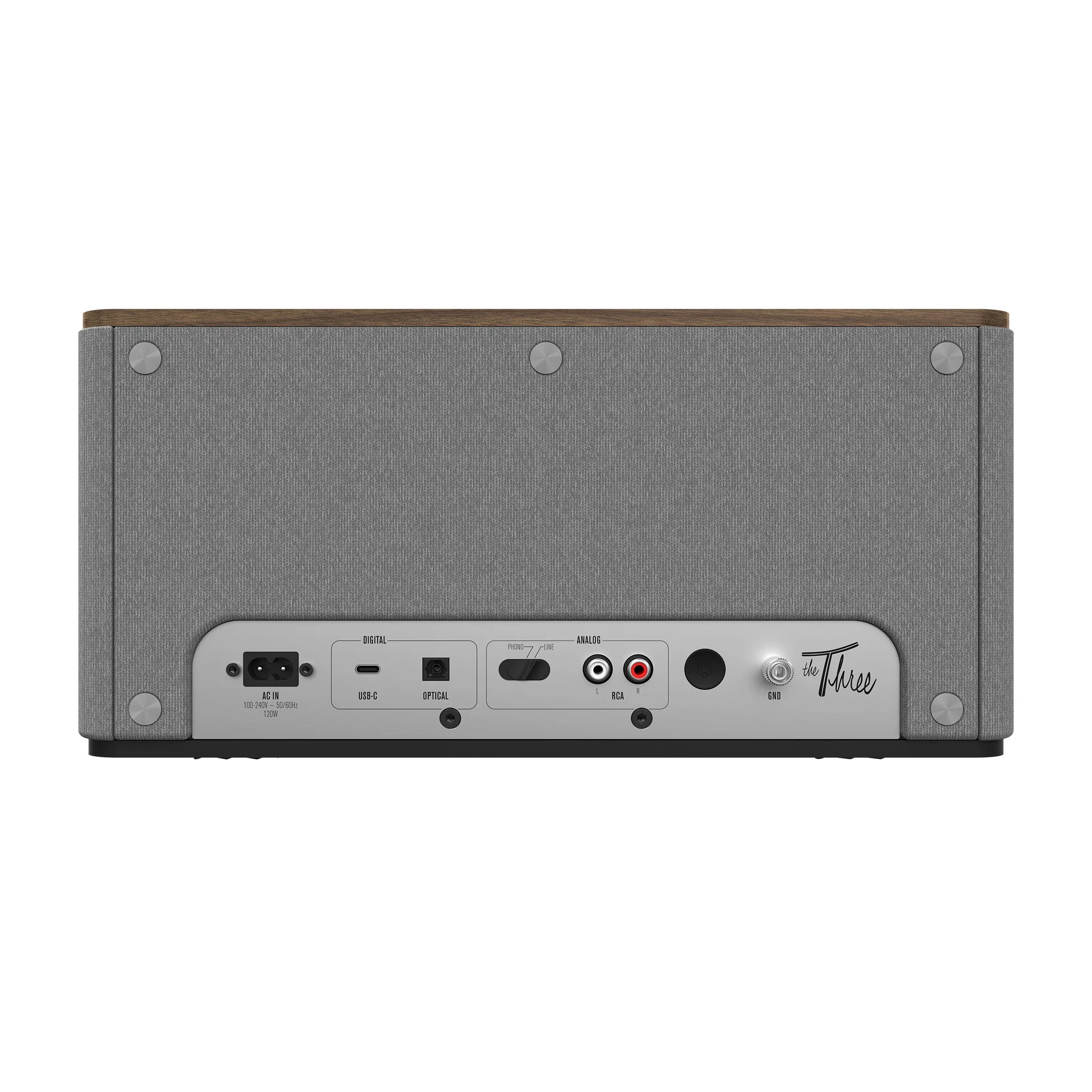 Klipsch The Three Plus Premium Multiroom Bluetooth Wireless Speaker Walnut - Image 4