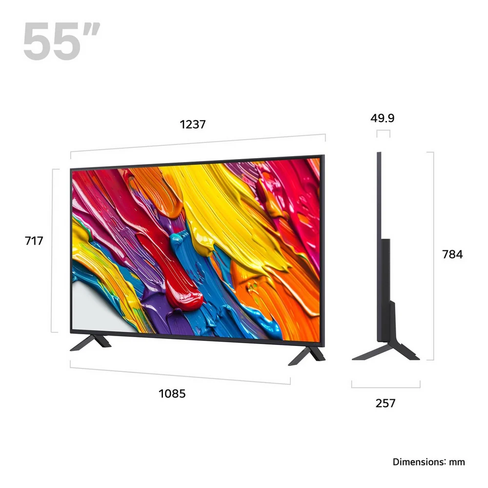 LG 55QNED84A6C 55 Inch QNED evo AI QNED84 HDR 4K Ultra HD Smart TV - Image 2