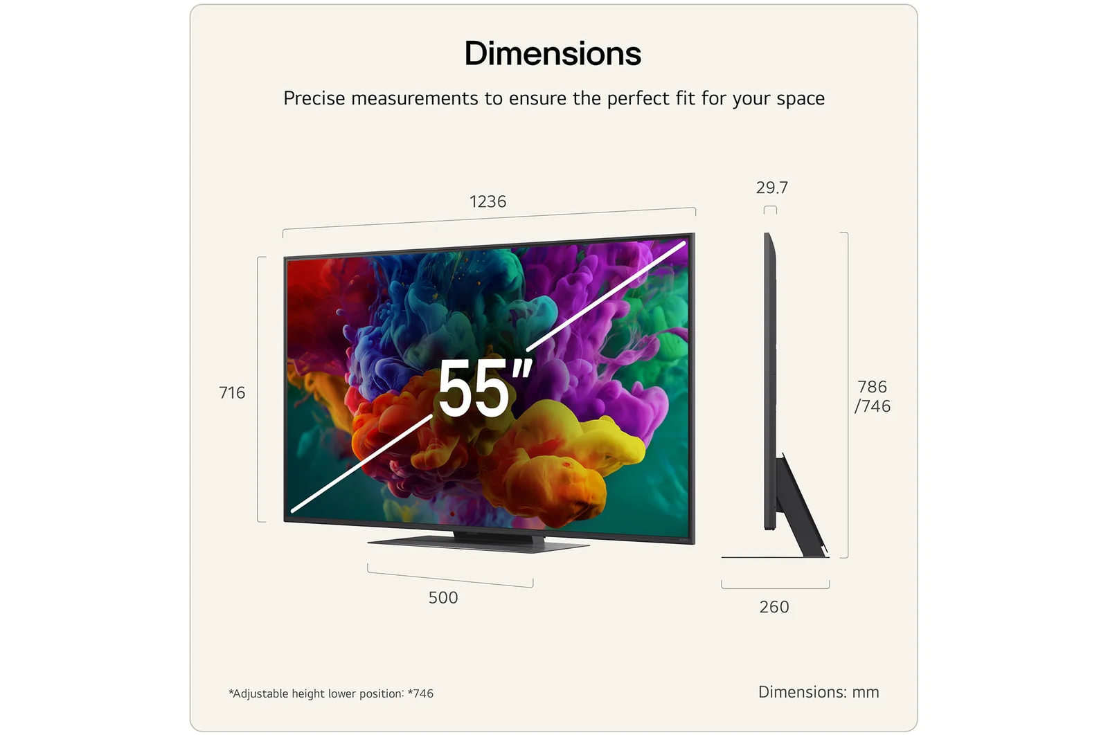 LG 55QNED87B6A 55 Inch QNED evo Mini LED AI QNED87 4K Ultra HD HDR Smart TV 2026 - Image 3