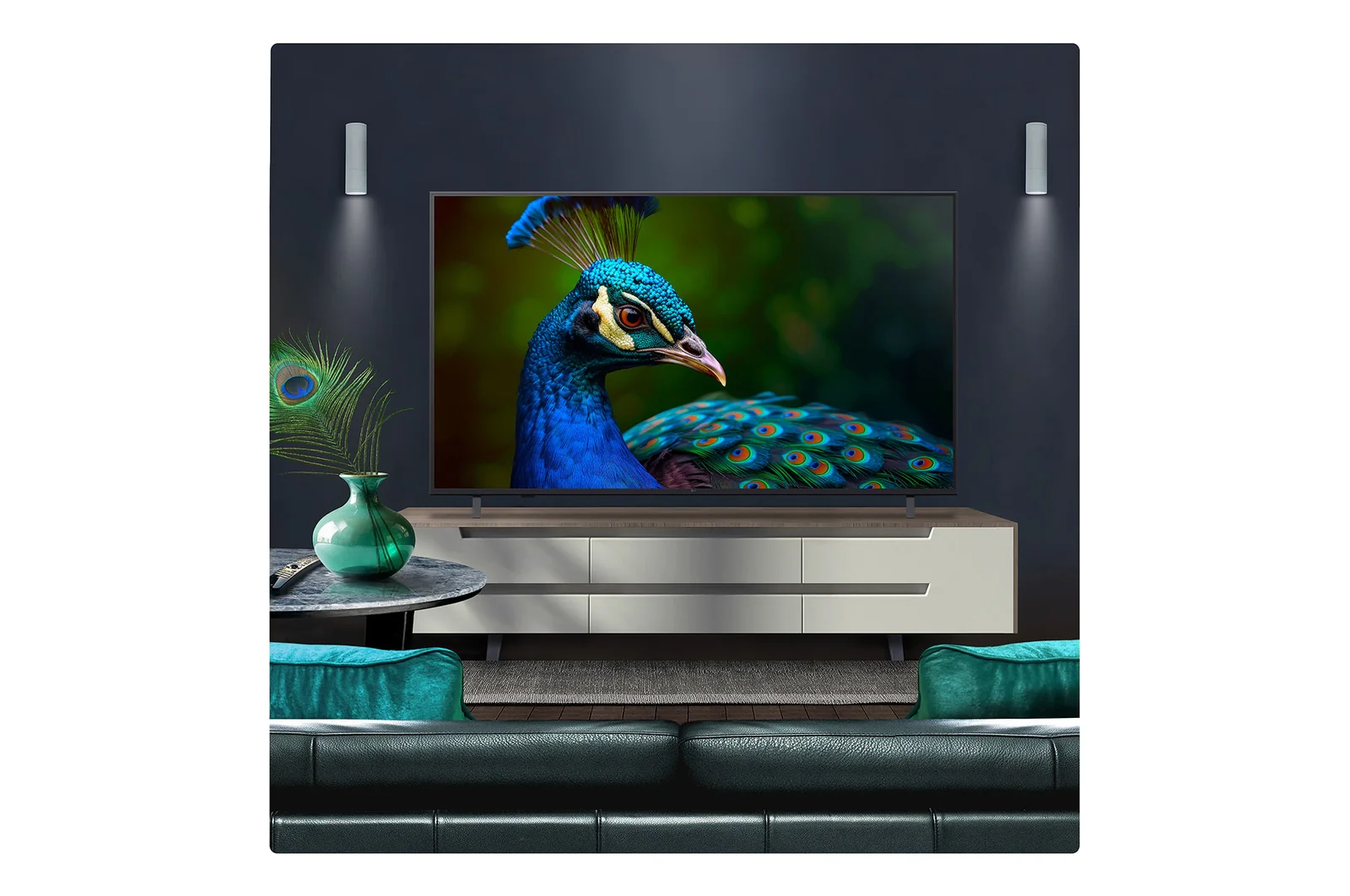 LG 65UA74006LB 65 Inch AI ThinQ UA74 4K UHD HDR Smart TV - Image 4