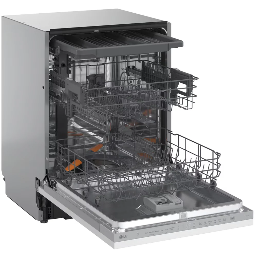 LG DB273TX QuadWash WiFi Connected Full Size Integrated Dishwasher 14 Place Settings - Image 10