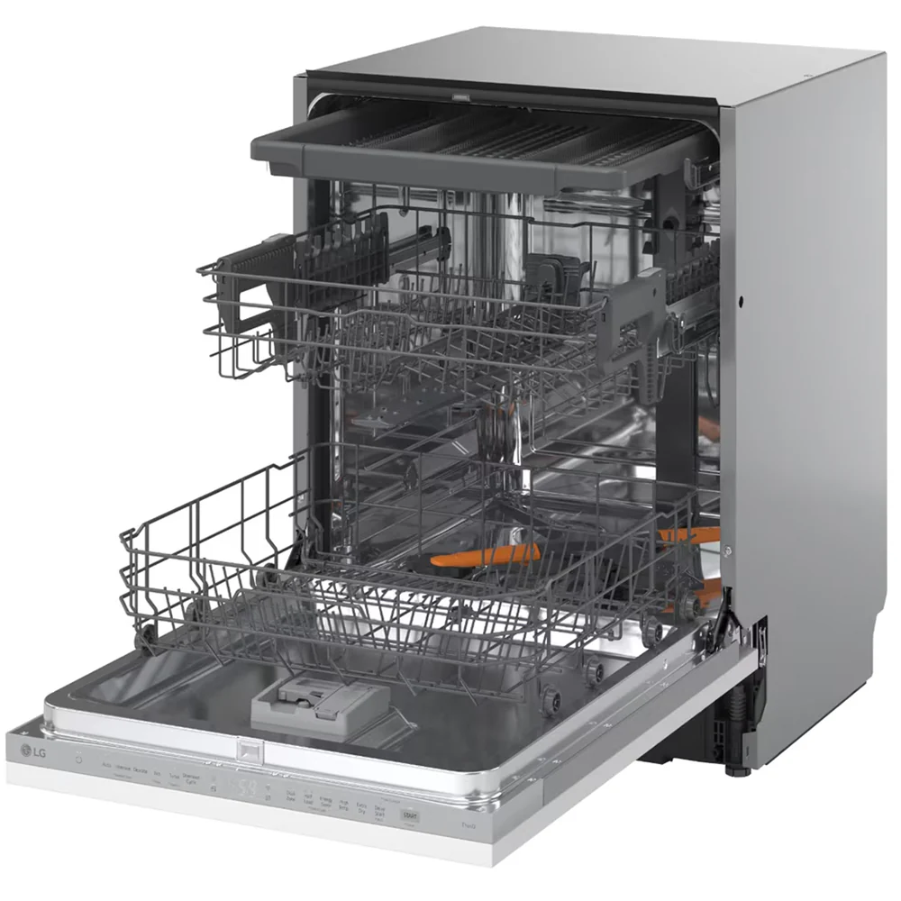 LG DB273TX QuadWash WiFi Connected Full Size Integrated Dishwasher 14 Place Settings - Image 12