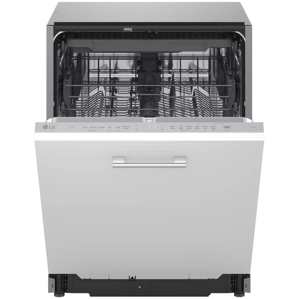 LG DB273TX QuadWash WiFi Connected Full Size Integrated Dishwasher 14 Place Settings - Image 2