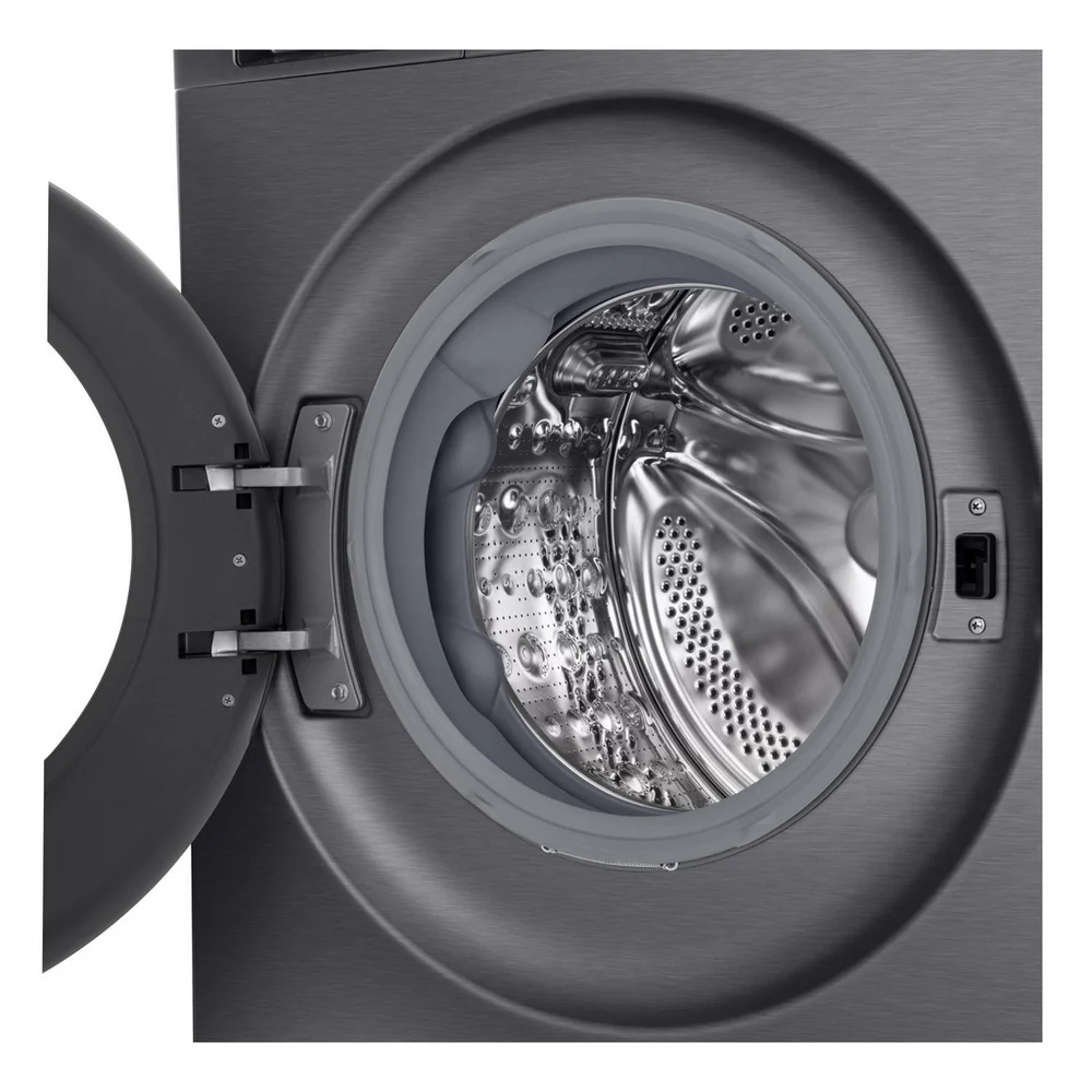 LG F2X50S9TBB 9kg 1200 Spin AI Direct Drive Freestanding Washing Machine Black - Image 3