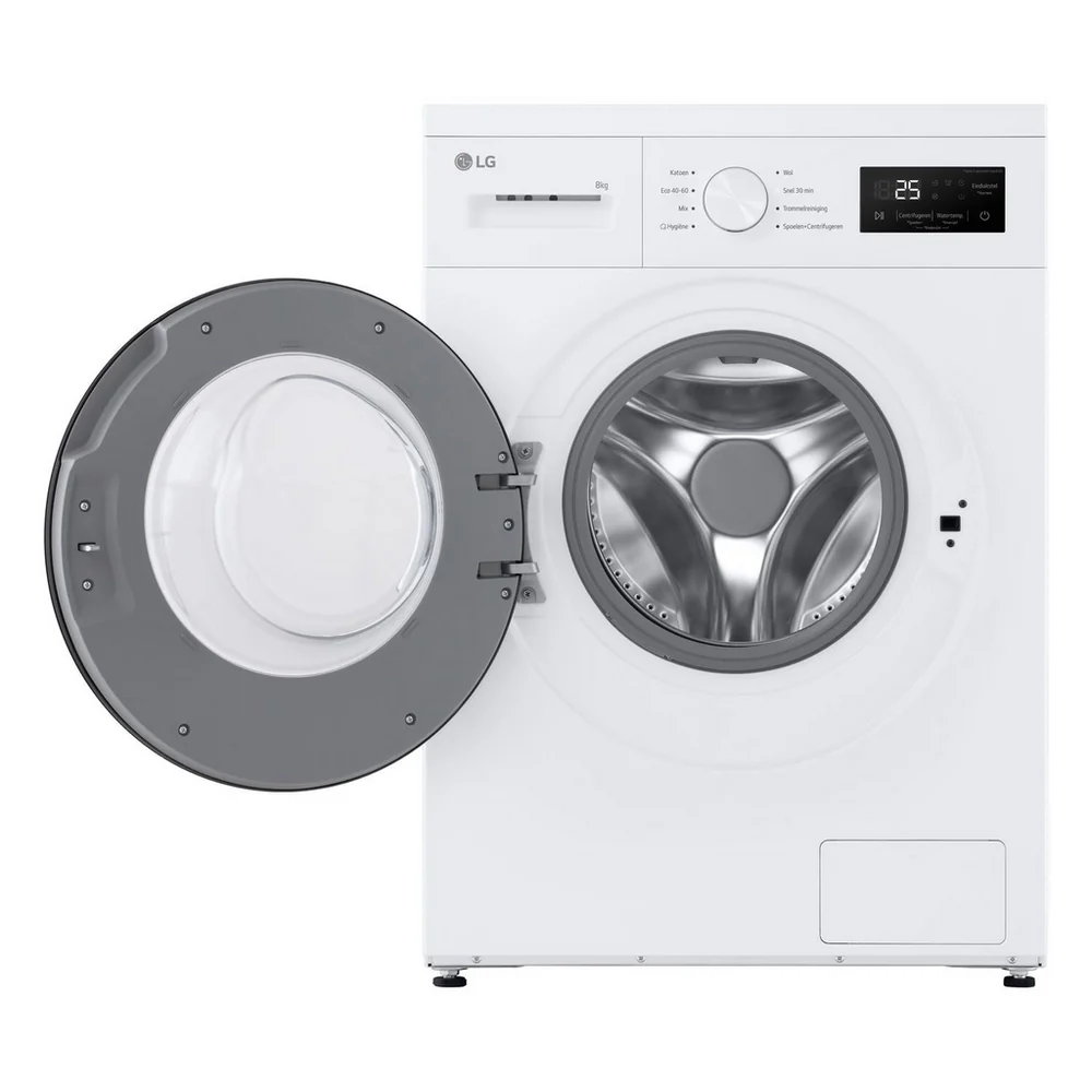 LG F4A10S8NWK 8kg 1400 Spin Front Load Washing Machine White - A Rated - Image 2