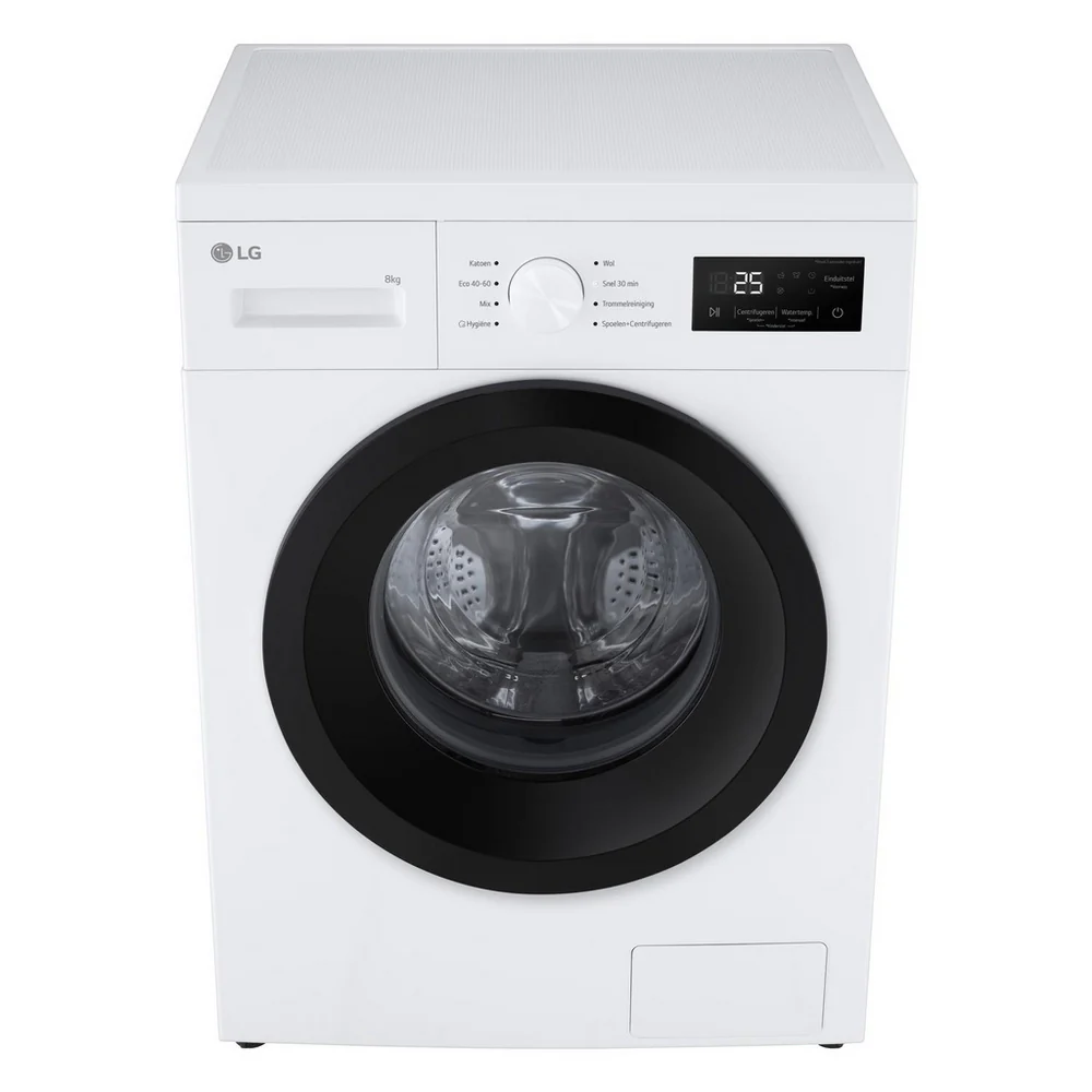 LG F4A10S8NWK 8kg 1400 Spin Front Load Washing Machine White - A Rated - Image 4