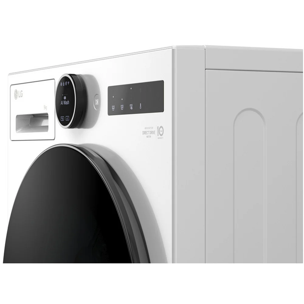 LG F4X7009TWB 9kg 1400 Spin AI Direct Drive Freestanding Washing Machine White - Image 11