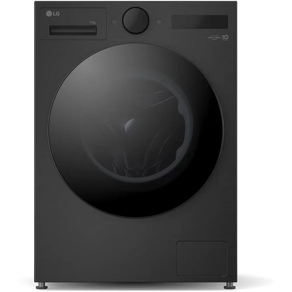 LG F4X7011TBB TurboWash360 11kg 1400 Spin AI Direct Drive Freestanding Washing Machine Black - Image 2
