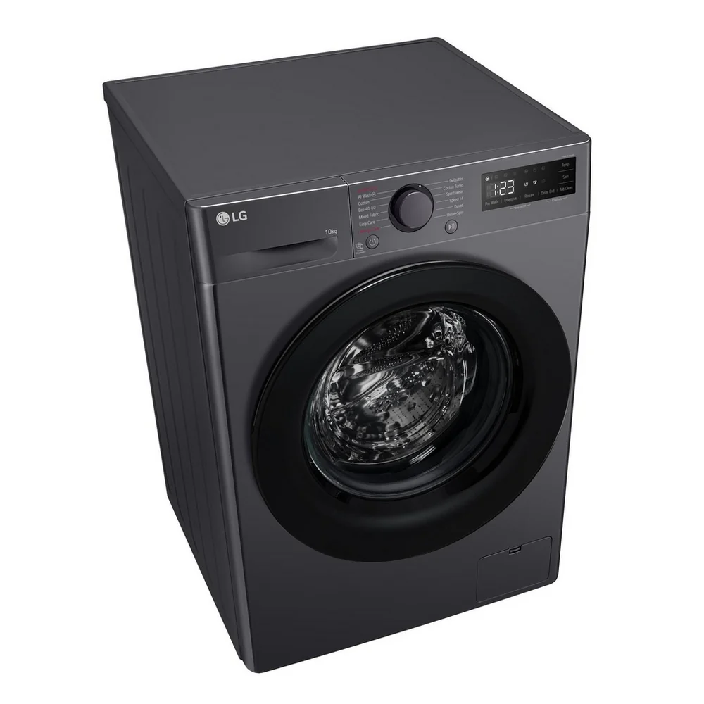 LG F4Y510GBLN1 10kg Steam 1400 Spin Freestanding Front Loading Washing Machine Slate Grey - Image 13