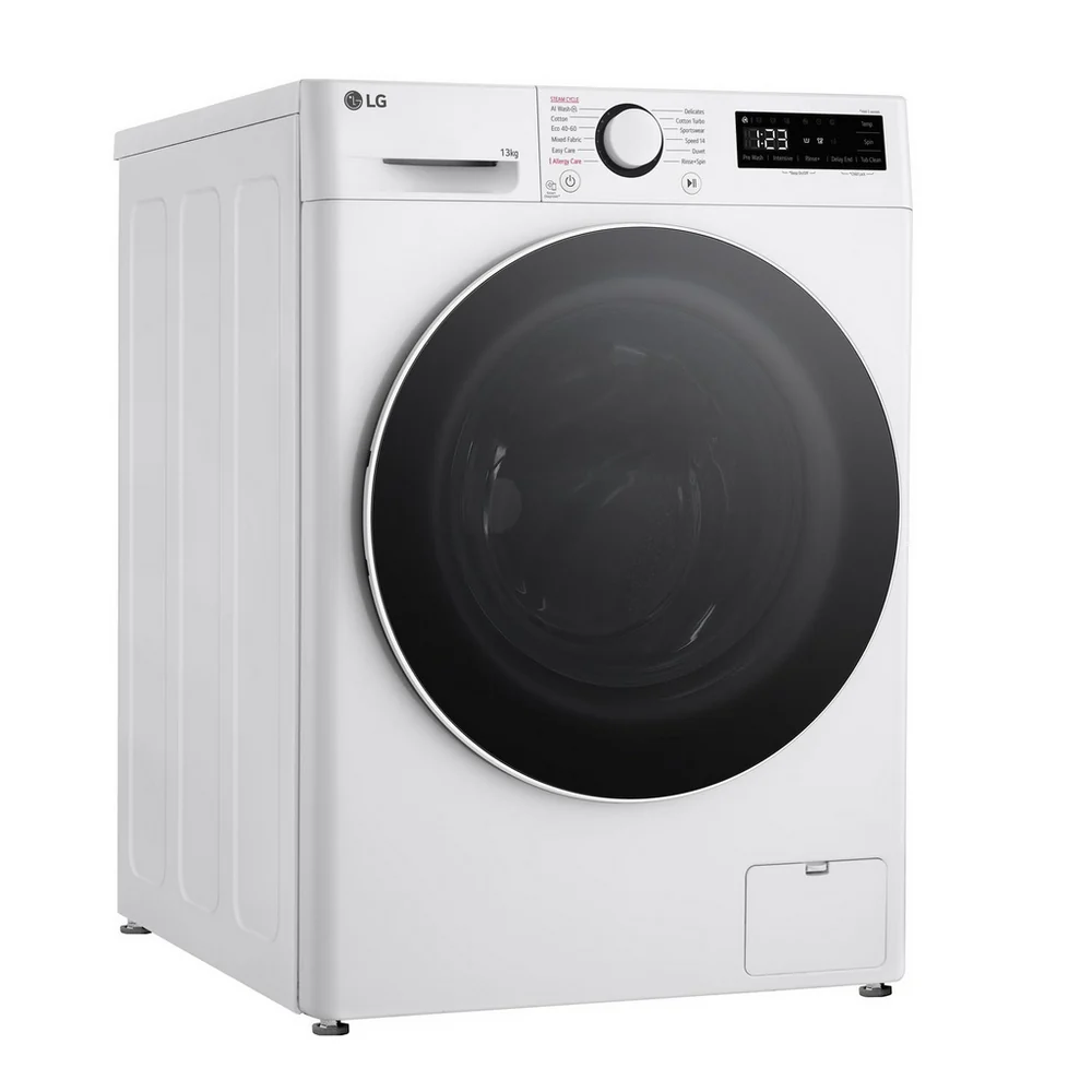 LG F4Y513WWLN1 13kg 1400 Spin AI Direct Drive Freestanding Washing Machine White - Image 11