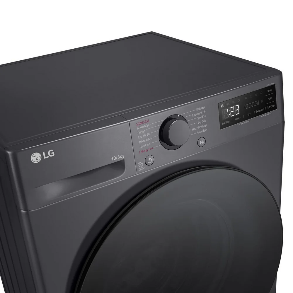 LG FWY706GBTN1 10+6 kg 1400 Spin Freestanding Washer Dryer Slate Grey - Image 10
