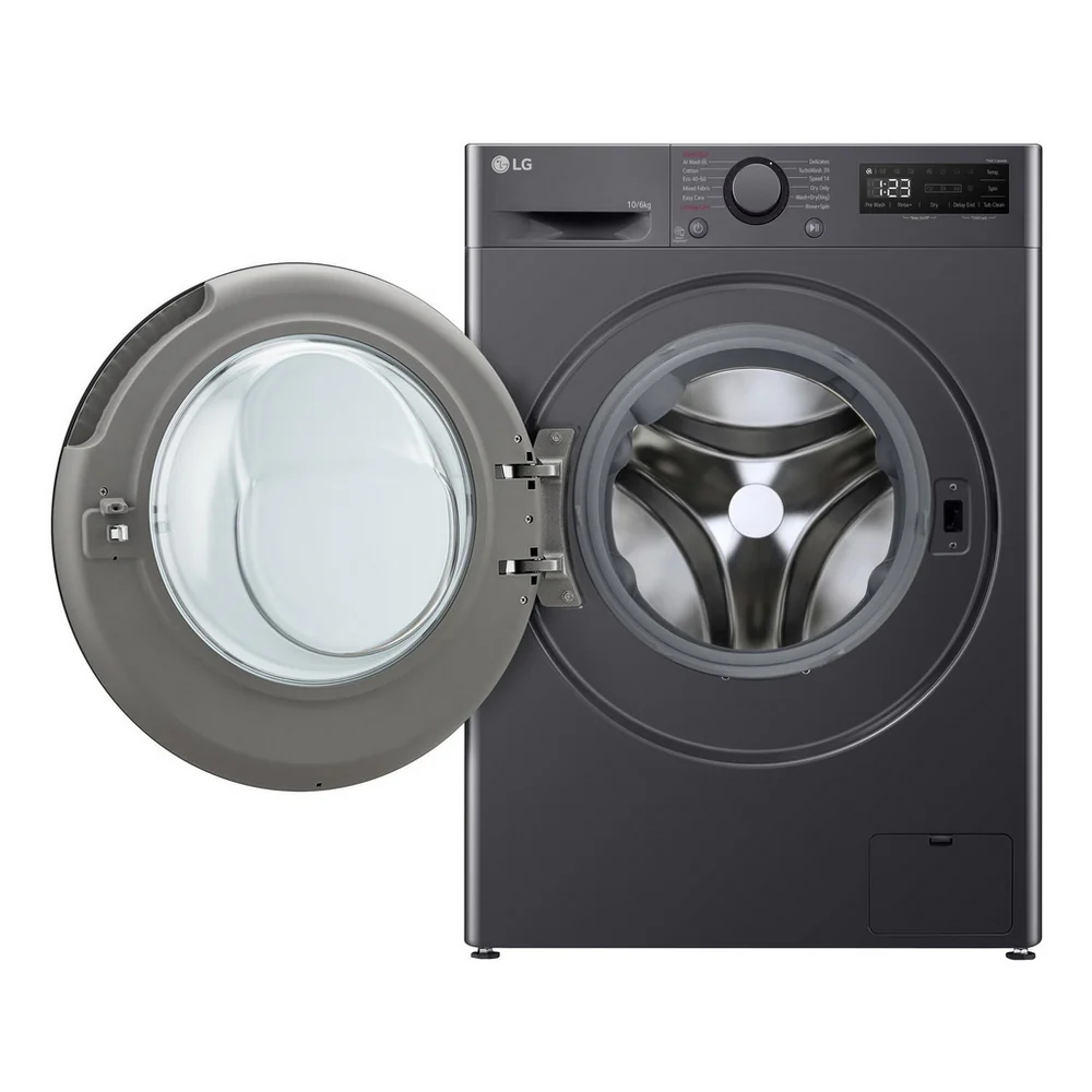 LG FWY706GBTN1 10+6 kg 1400 Spin Freestanding Washer Dryer Slate Grey - Image 2