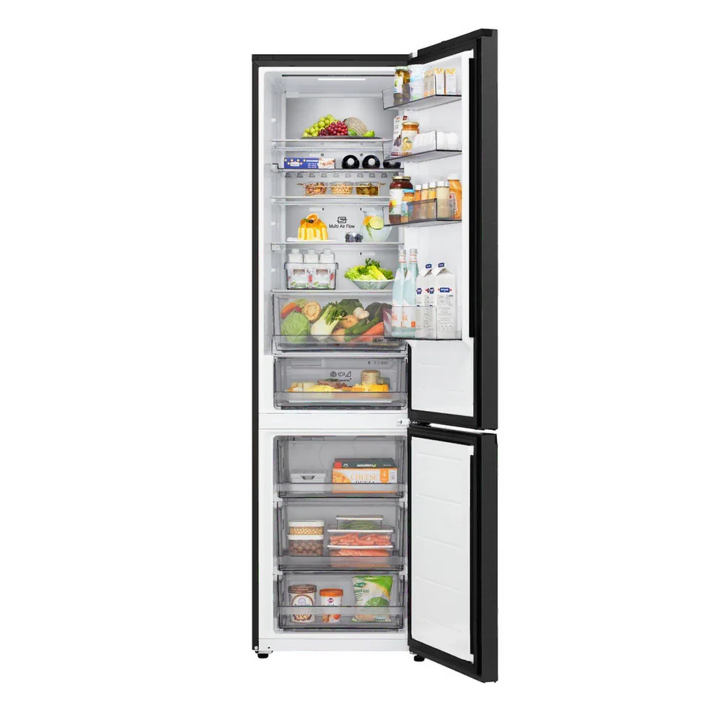 LG GBBS524CEV NatureFRESH 375L Freestanding Frost Free Fridge Freezer Essence Black Steel - Image 6