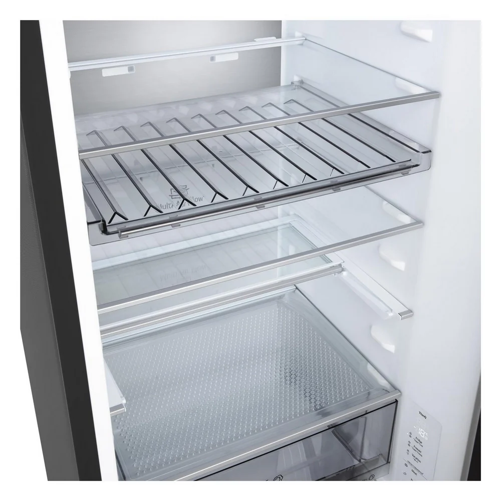 LG GBBS524CEV NatureFRESH 375L Freestanding Frost Free Fridge Freezer Essence Black Steel - Image 7