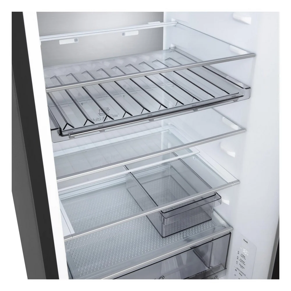 LG GBBS524CEV NatureFRESH 375L Freestanding Frost Free Fridge Freezer Essence Black Steel - Image 9