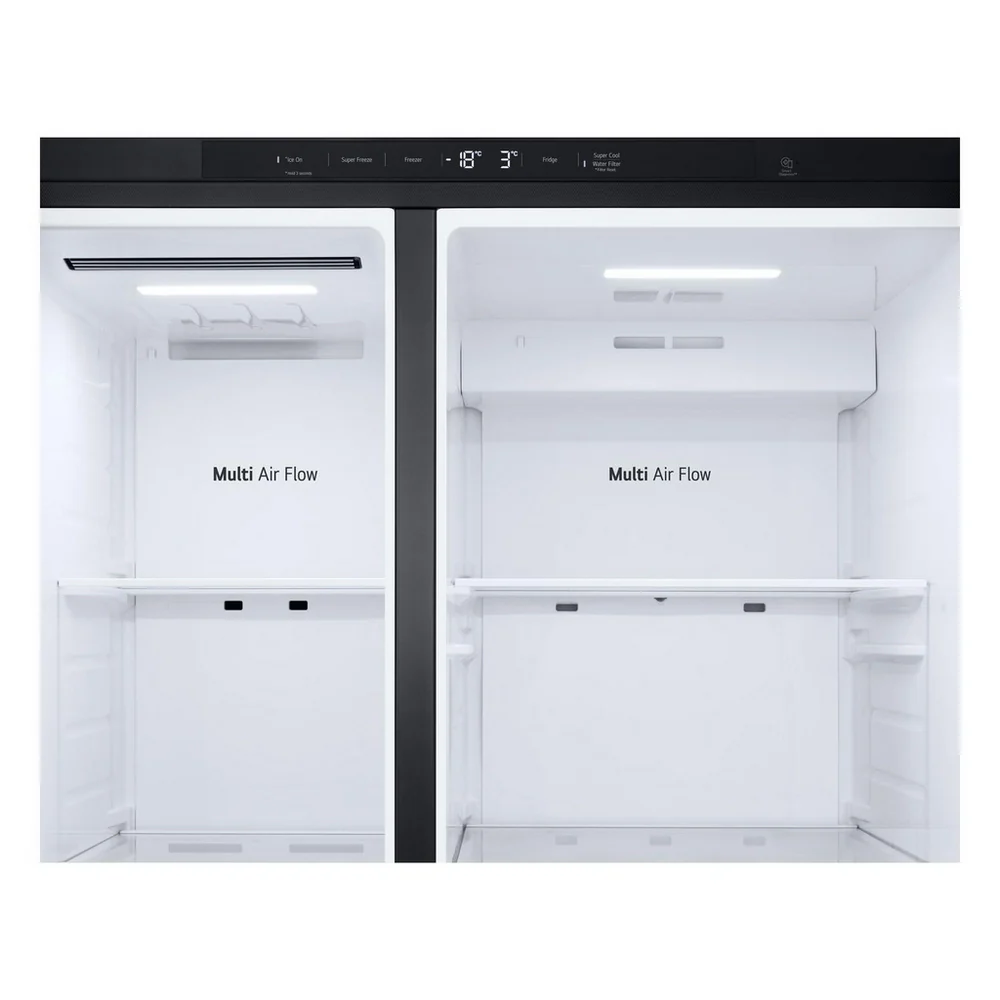 LG GSLC40EPPE 638L NatureFRESH Plumbed American Fridge Freezer Black - Image 8